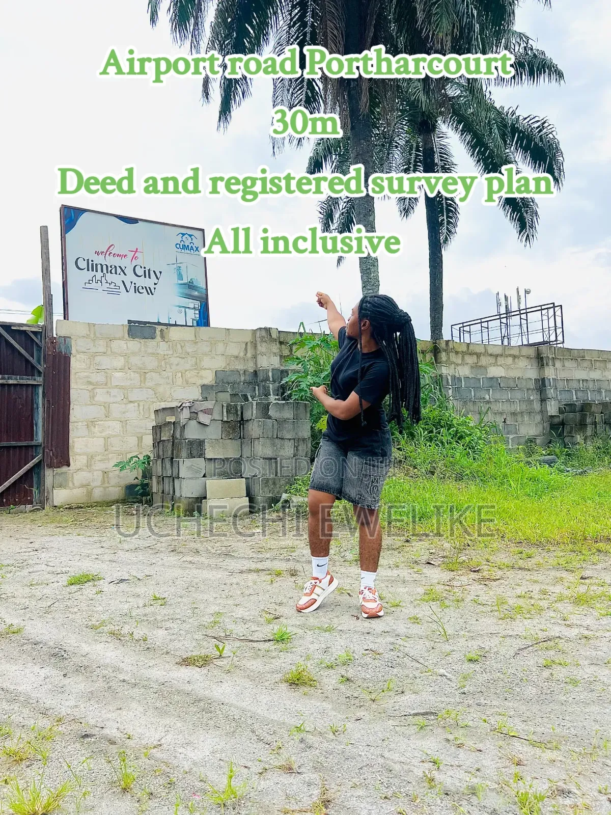 Land for Sale Along Airport Road Portharcourt, Buy Win Voucher