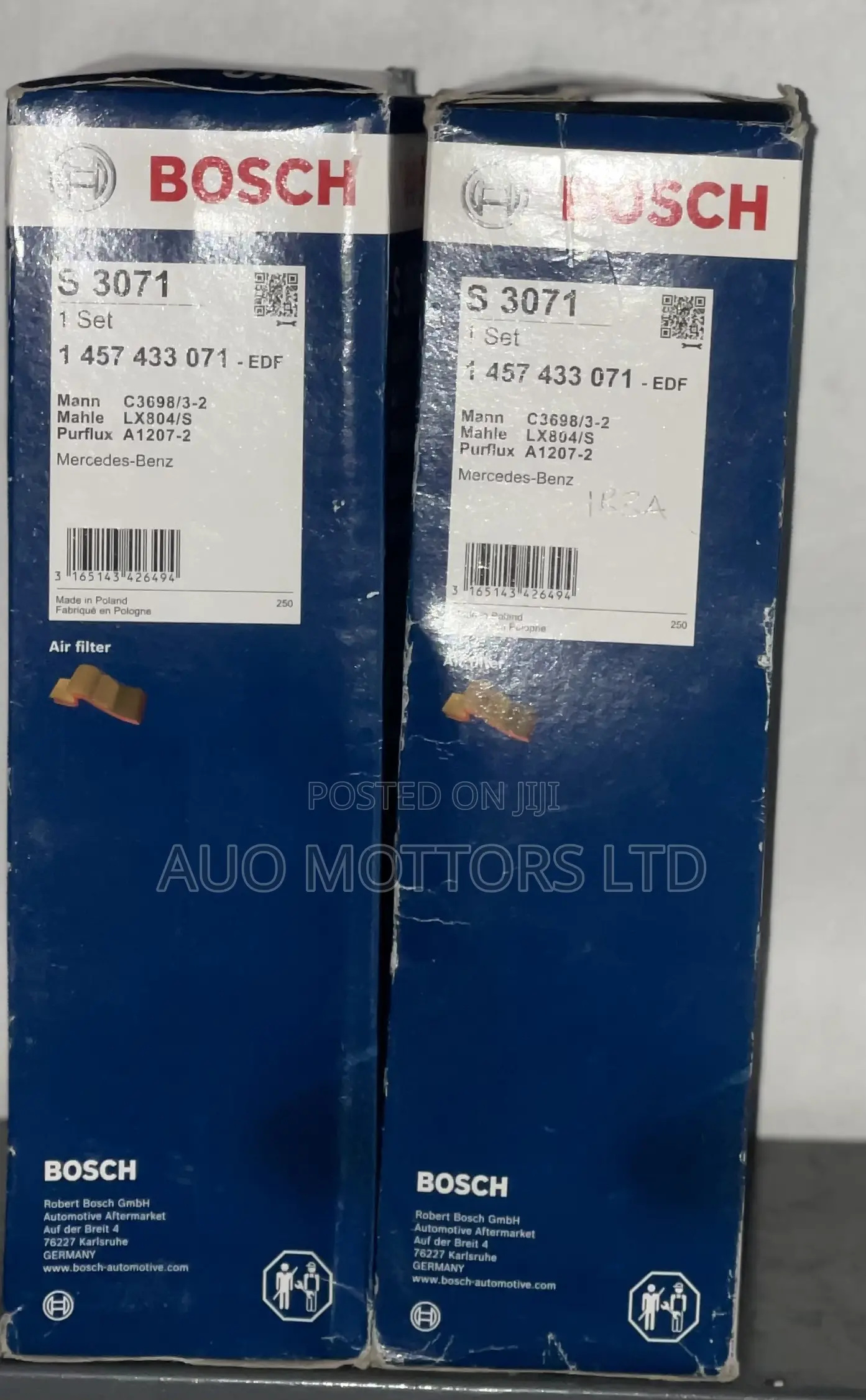 Bosch Engine Air Filter for Mercedes Benz