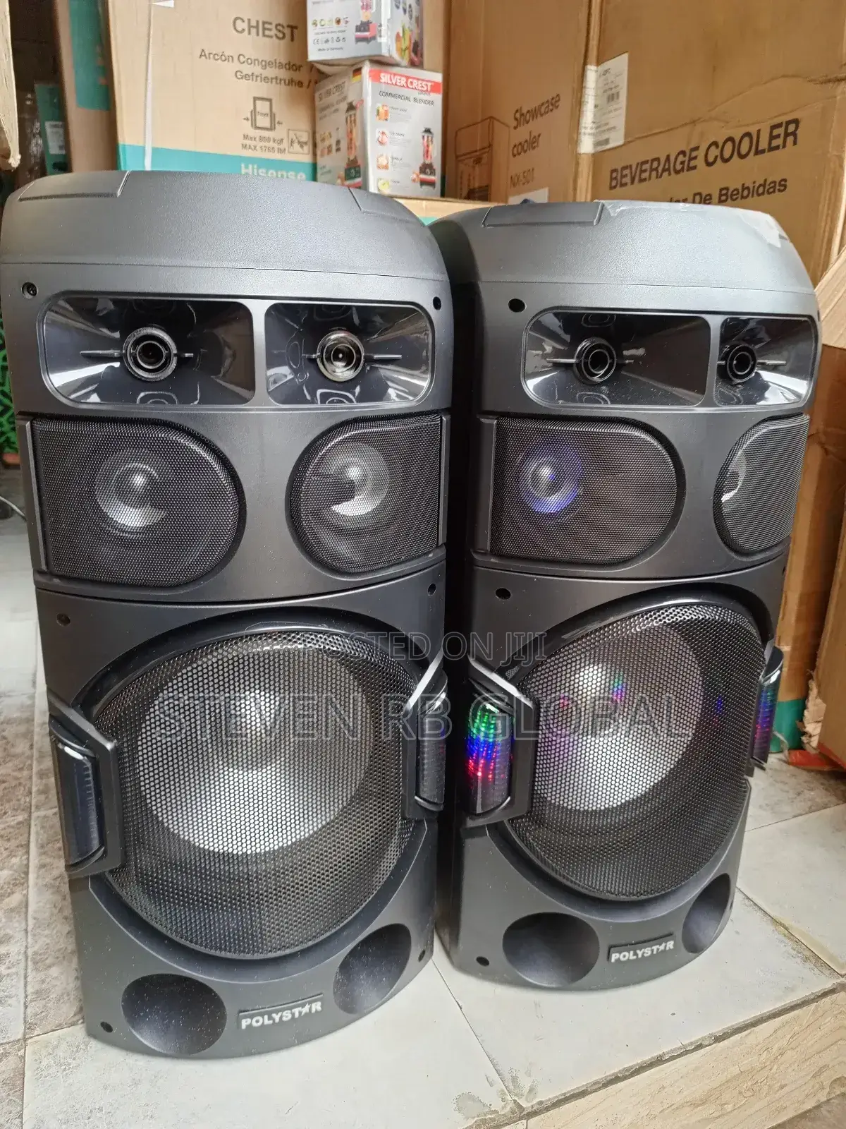 Polystar 80000w Xbass DVD Home Theatre With Bluetooth Pv98dj