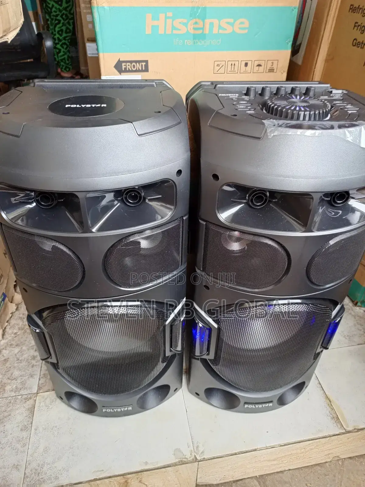 Polystar 80000w Xbass DVD Home Theatre With Bluetooth Pv98dj