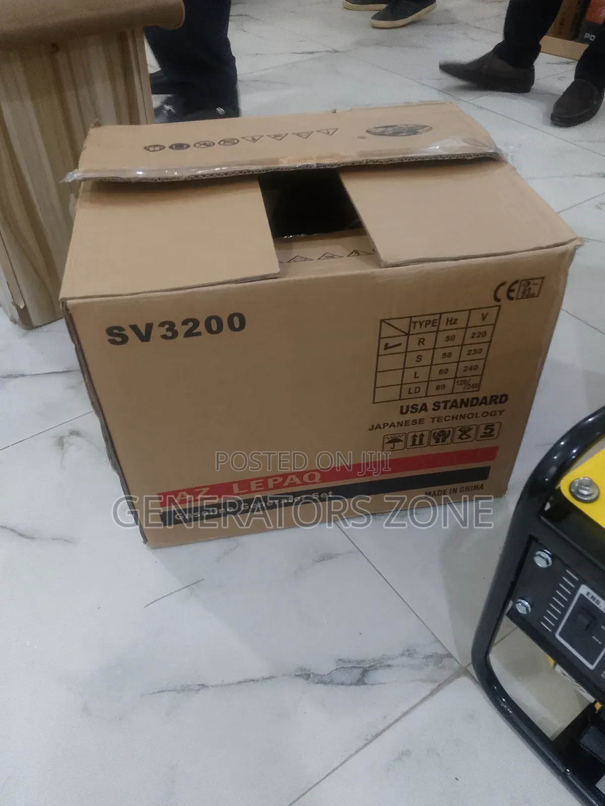 Elepaq Sv3200 1.5kva Manual Start Generator