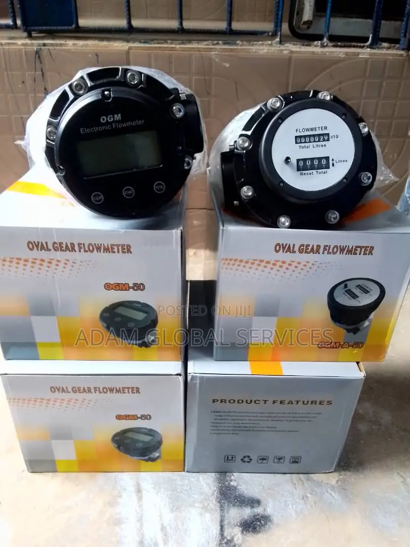 Ogm-25 Mechanical Oval Gear Flow Meter 1”. Digital / Analog
