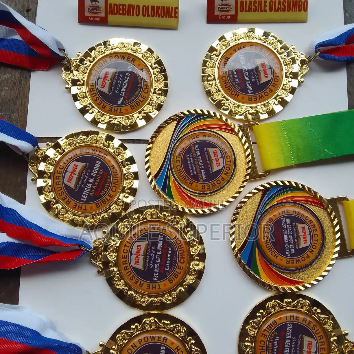 Custom Printed Medal For Recognition