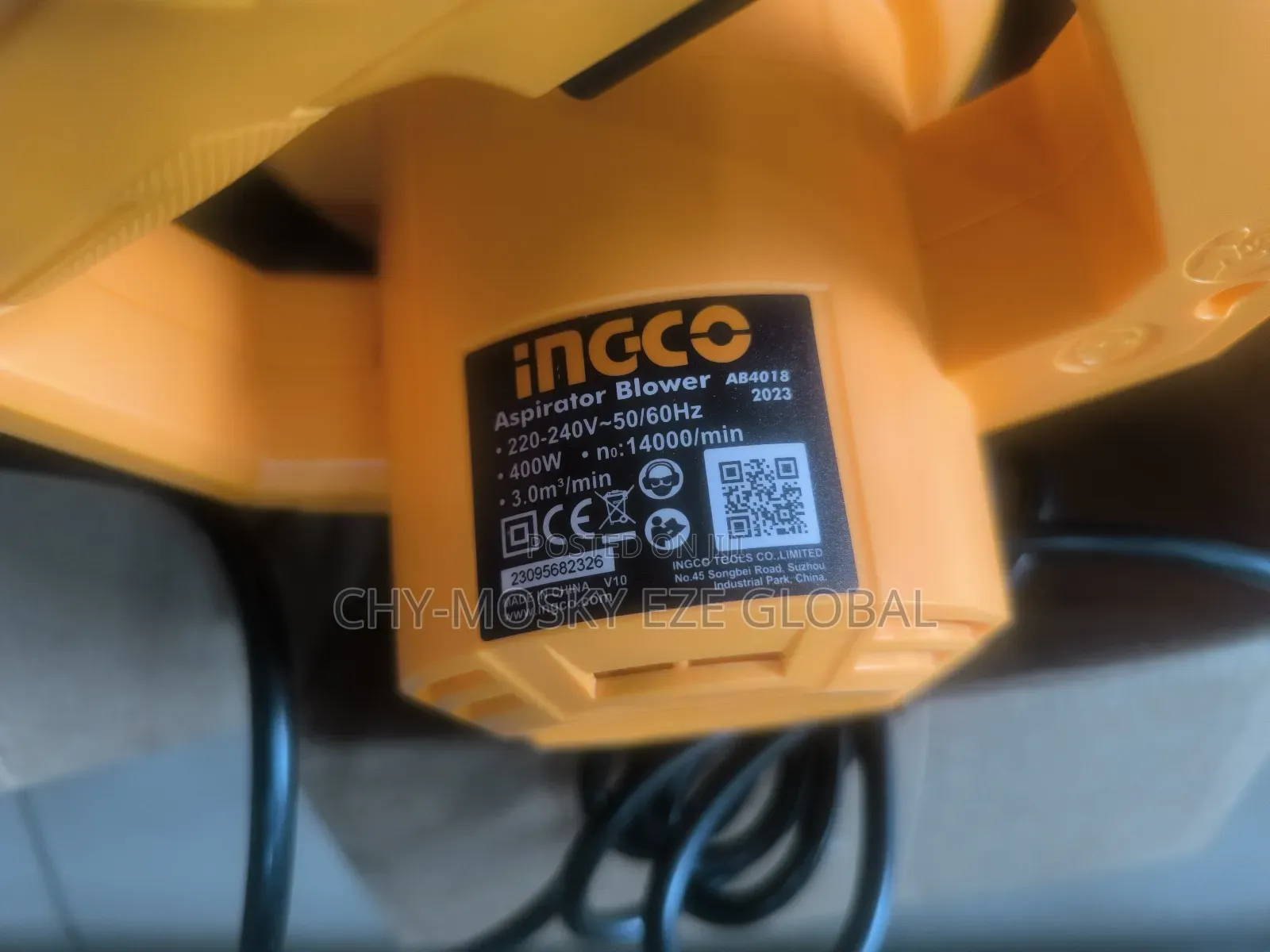 Electric Air/Aspirator Blower (400w)