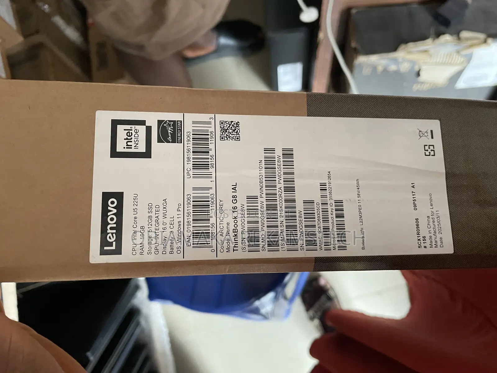 New Laptop Lenovo ThinkBook 15 16GB Intel Core Ultra 5 SSD 512GB