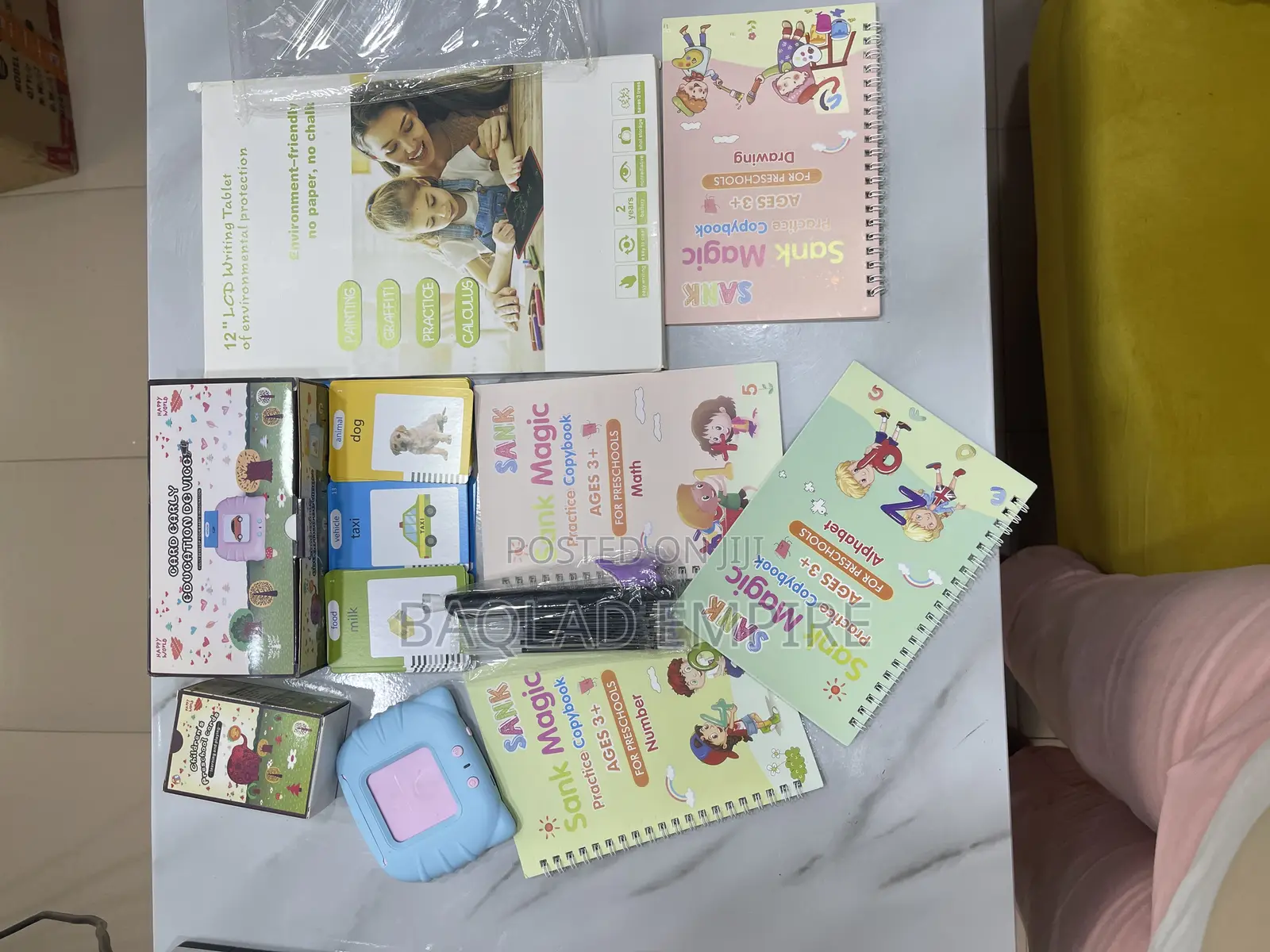 Kid Learning Materials(Card Reader,Writing Tab and Books)