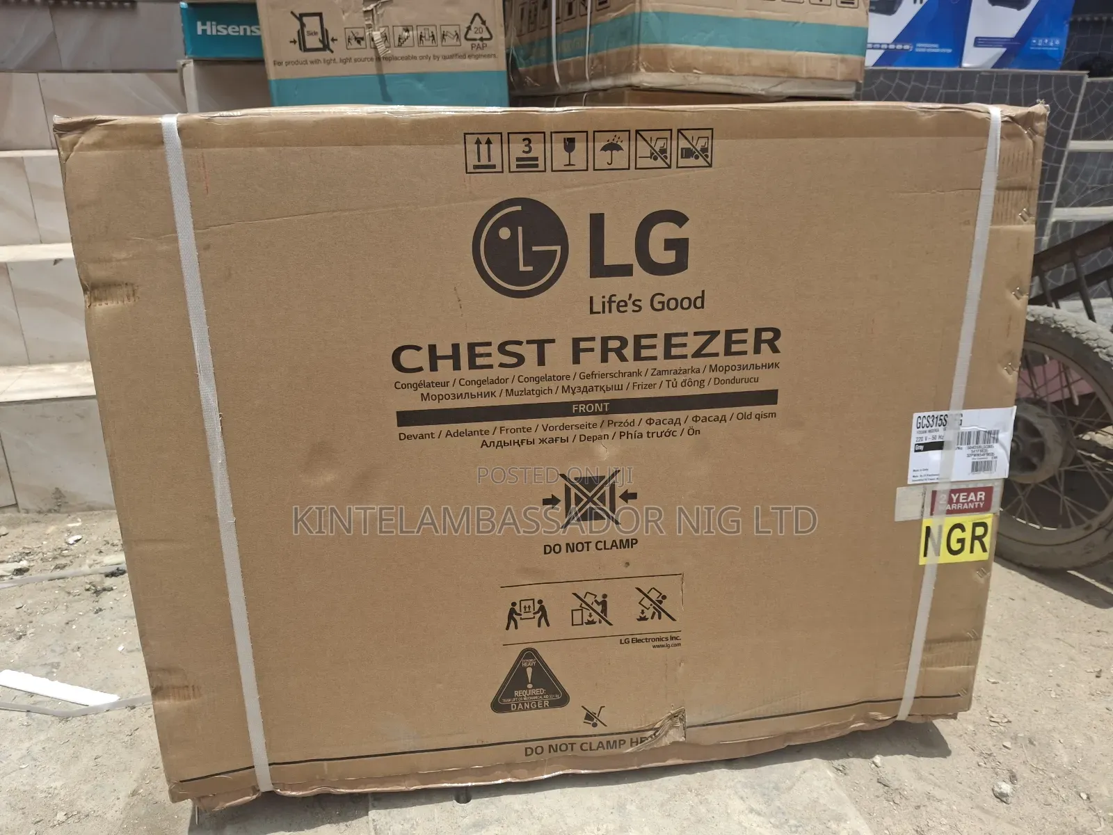 Lg Single Door Chest Freezer