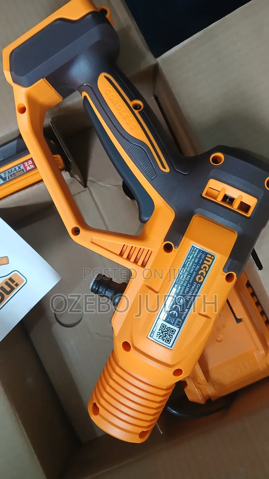Pressure Adjustable Lithium Car Wash Machine