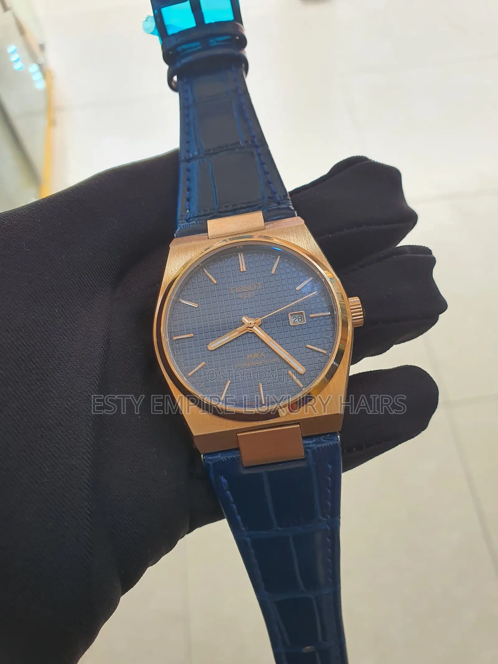 Tissot Powermatic PRX Battery Leather Wristwatch