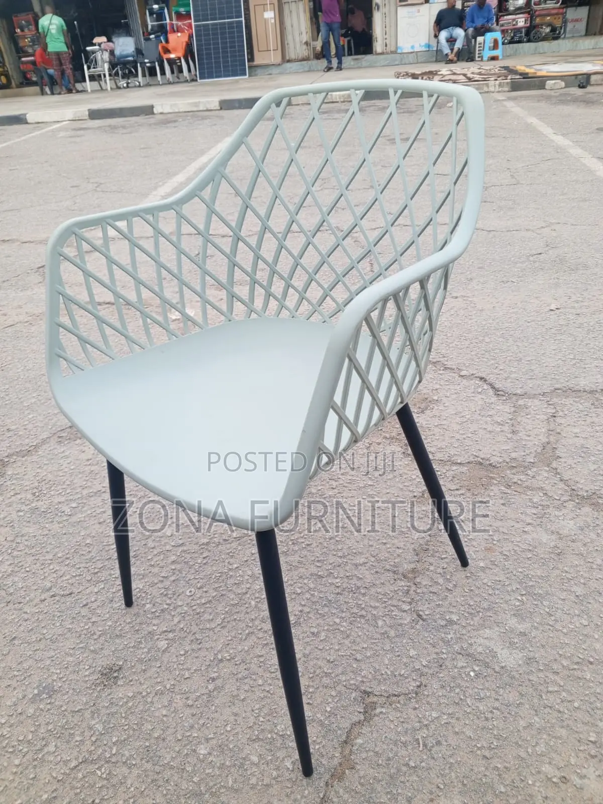 Stylish Restaurant Kitchen Chair Gray (Basket Chairs