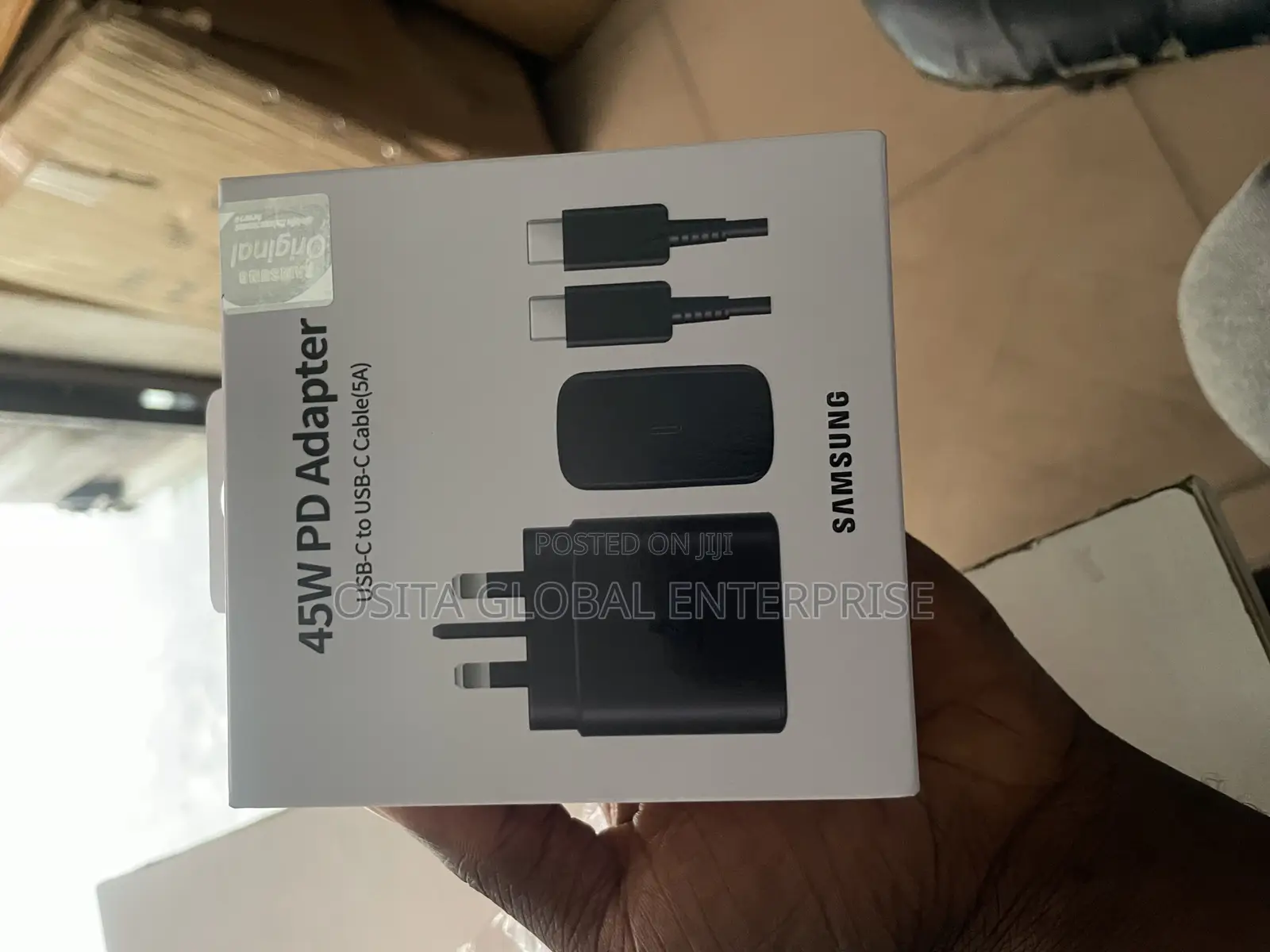Samsung 45watts Type C to Type C Charger