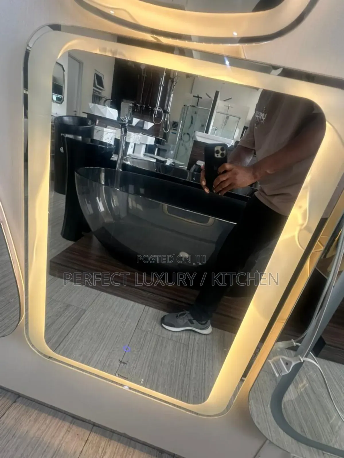 Slide and See Beautiful 80x60 3 Color Led Light Mirrors