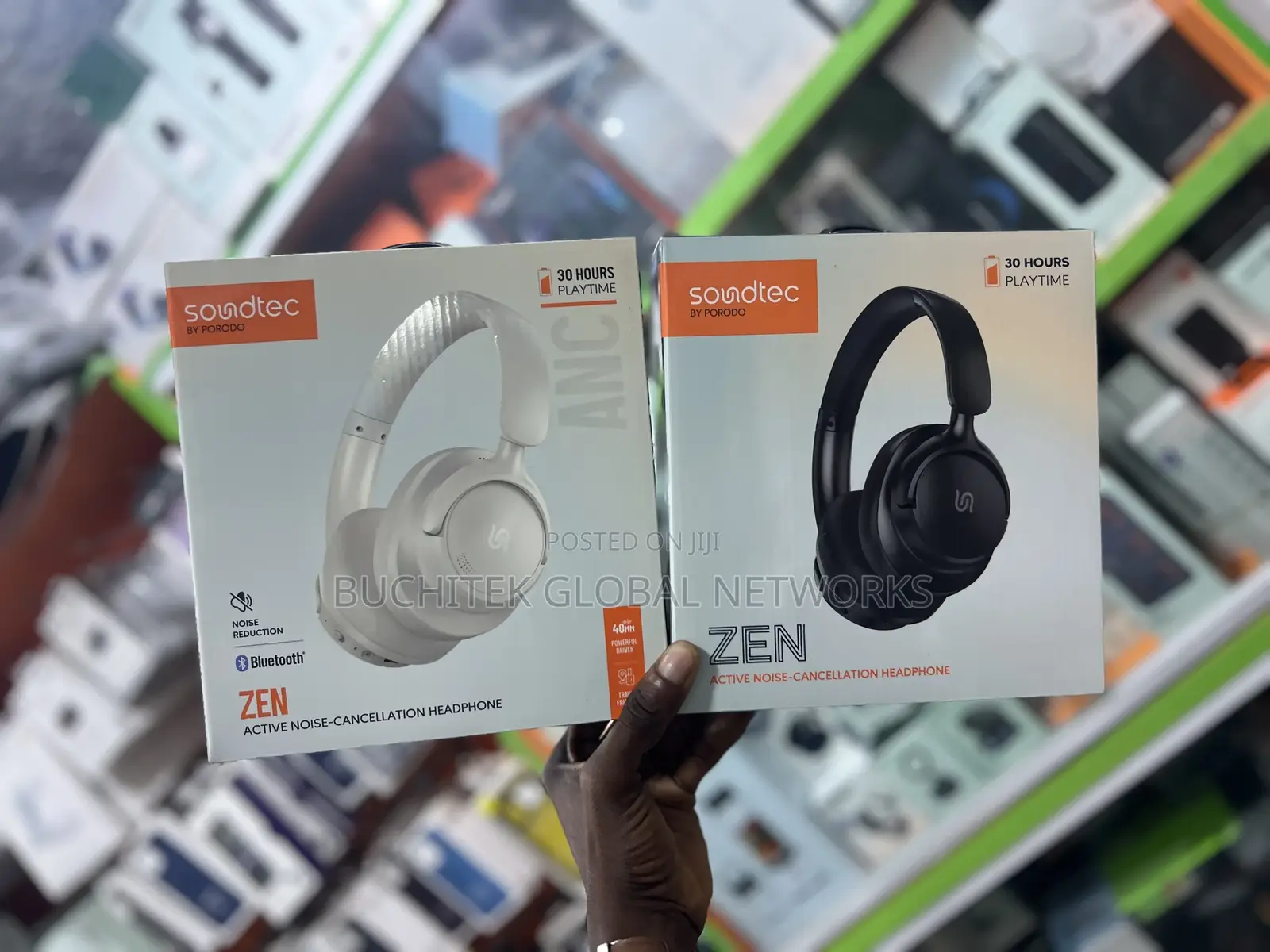 Soundtec by Porodo Zen Active Noise Cancellation Headset.