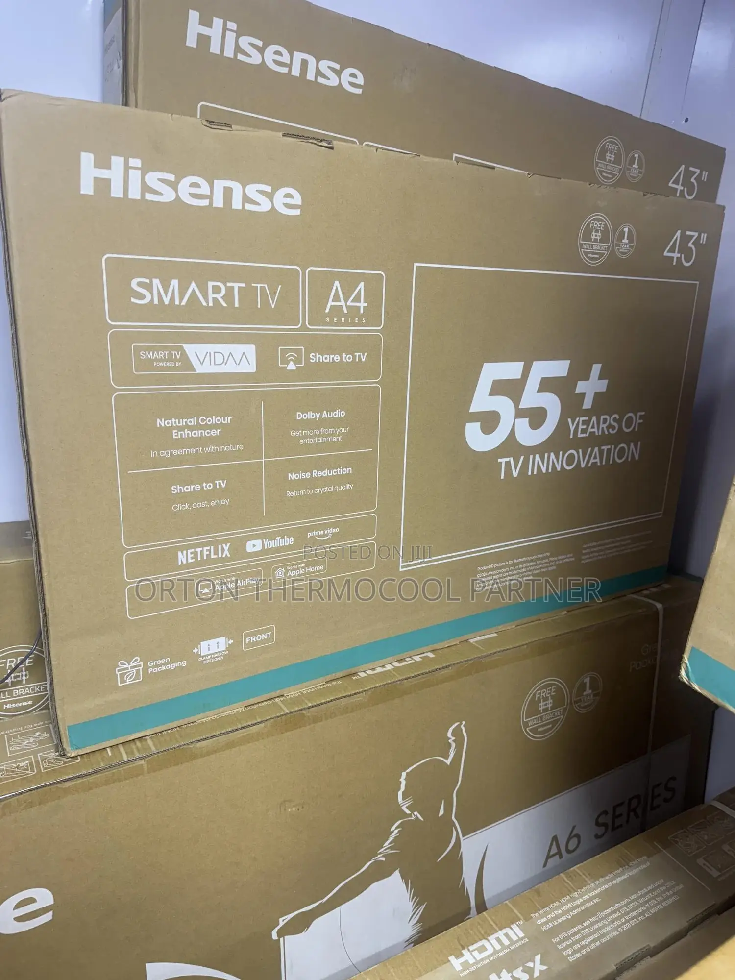 Hisense 43 and 55 Inches Smart Tv