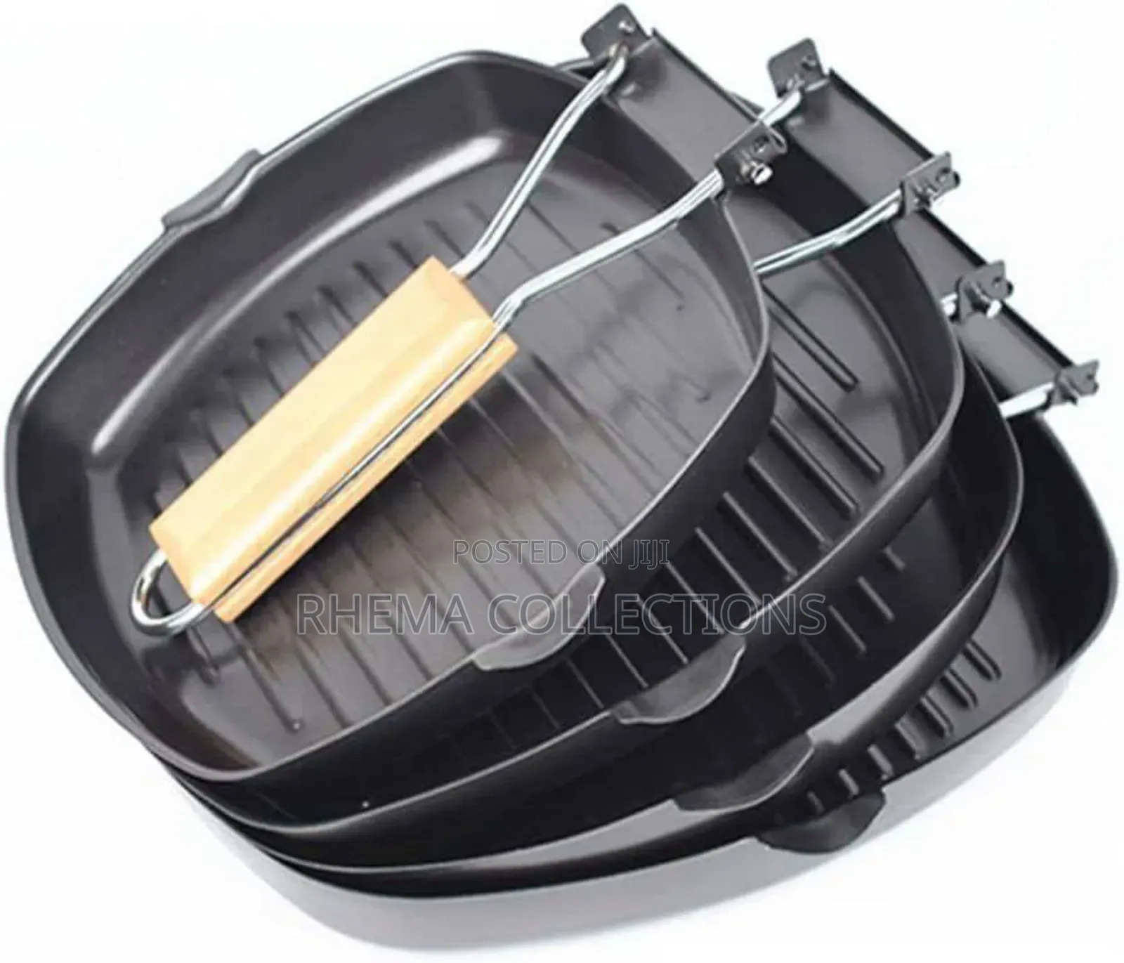 28cm Heavy Gauge Non-Stick Square Grill Pan