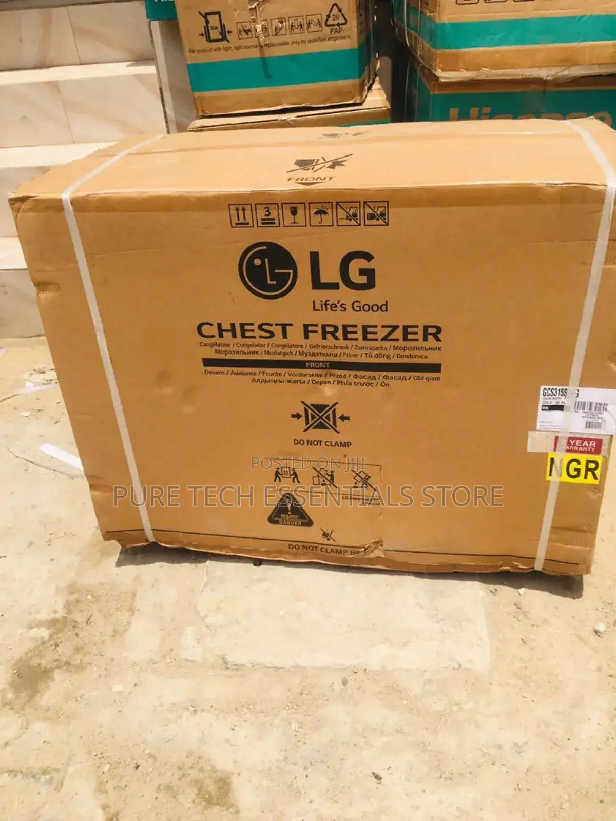 Original Lg Chest Freezer 280liters Very Low Power Consump