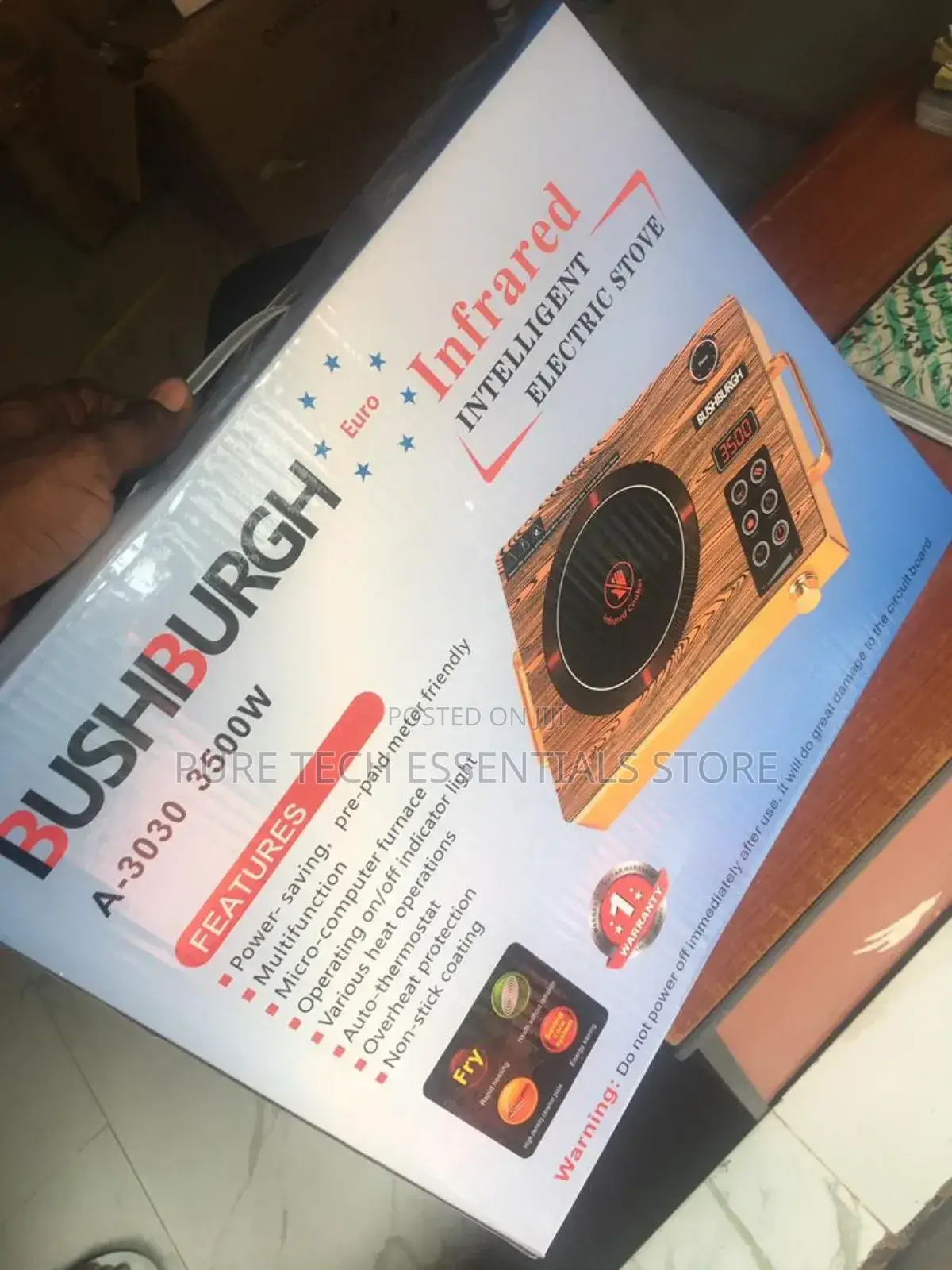 New Single Face Infrared Cooker Bushburgh