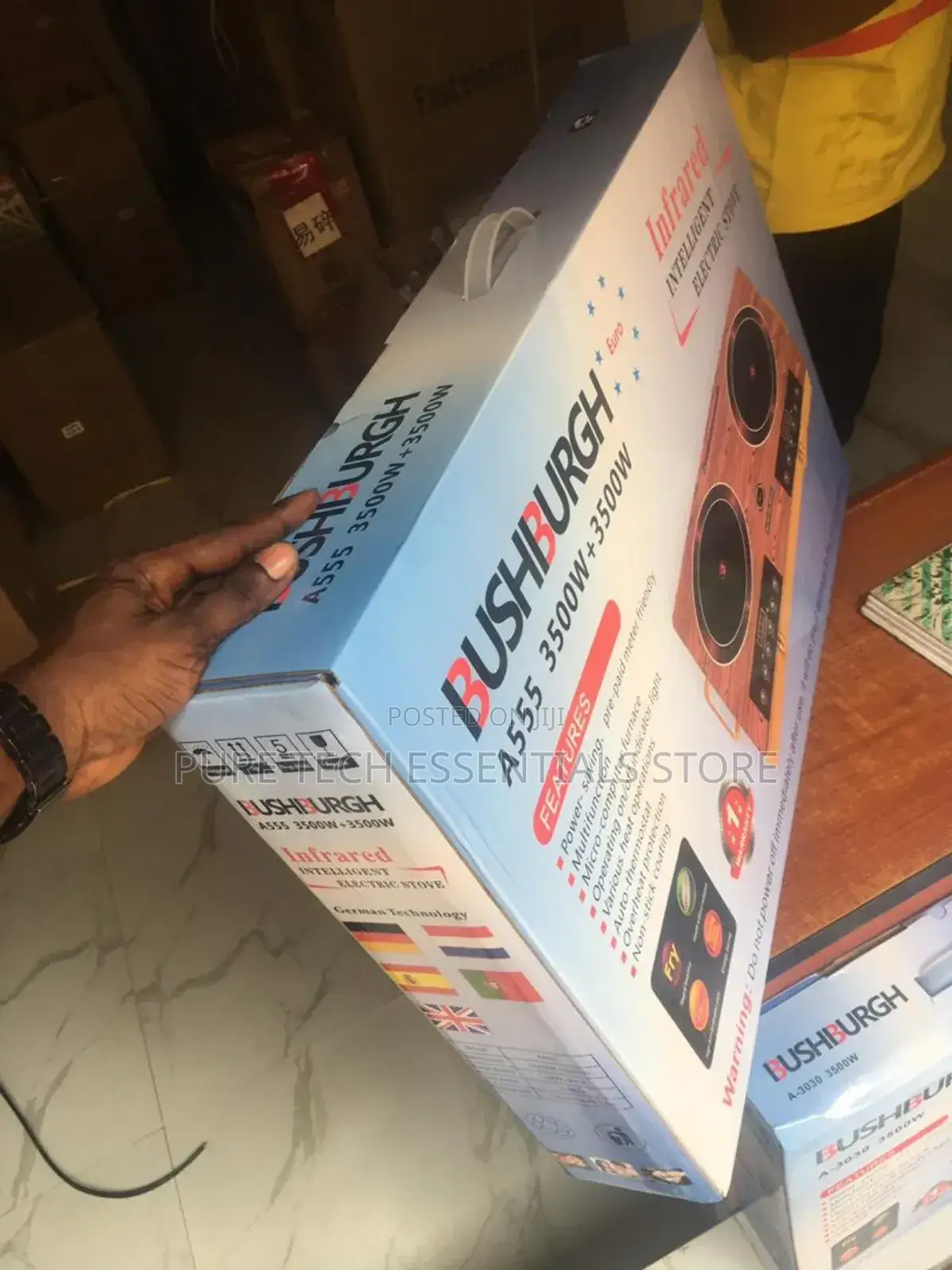 Original Bushburgh Double Face Infrared Cooker 7000w
