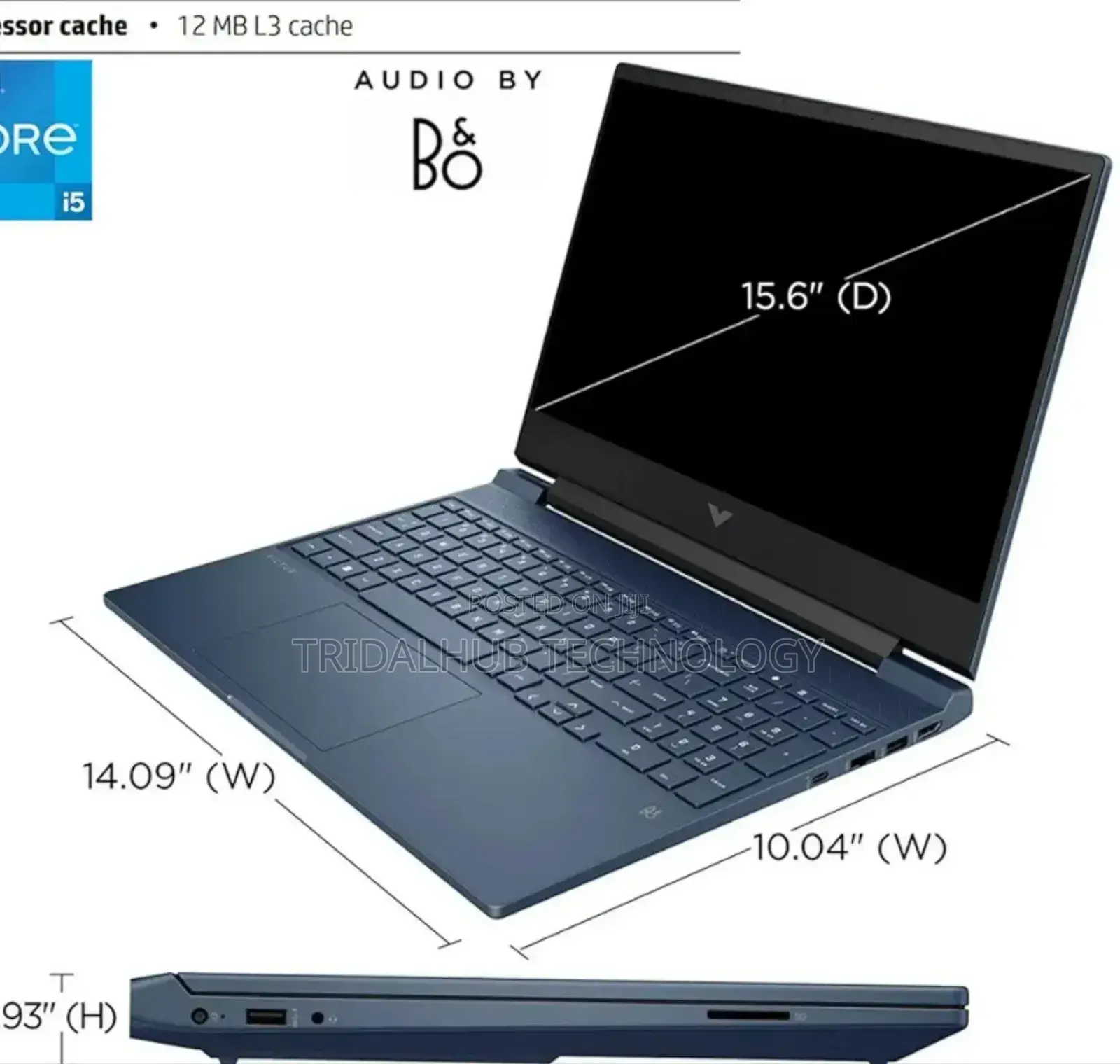 New Laptop HP Victus 15 16GB Intel Core I7 SSD 1T