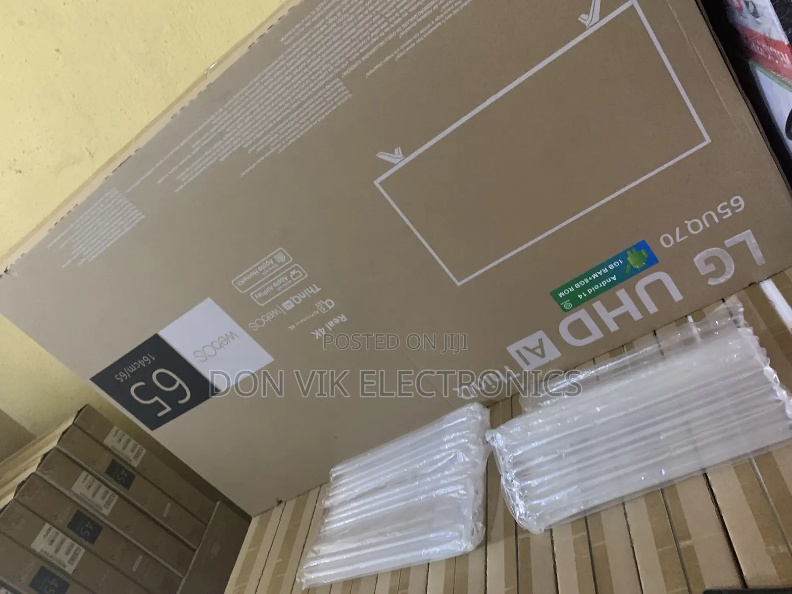 Frameless 65 Inches Full Smart Tv