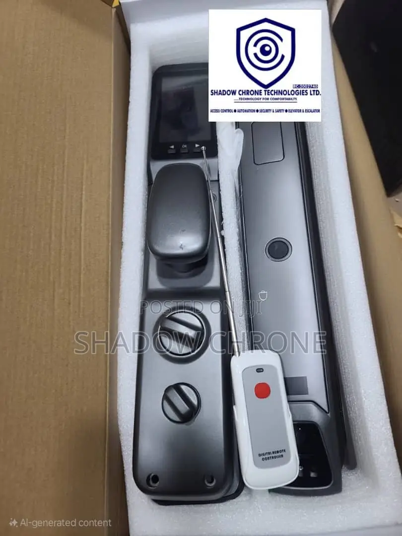 Smart Door Lock – 5-in-1 Access With Camera & Touchscreen