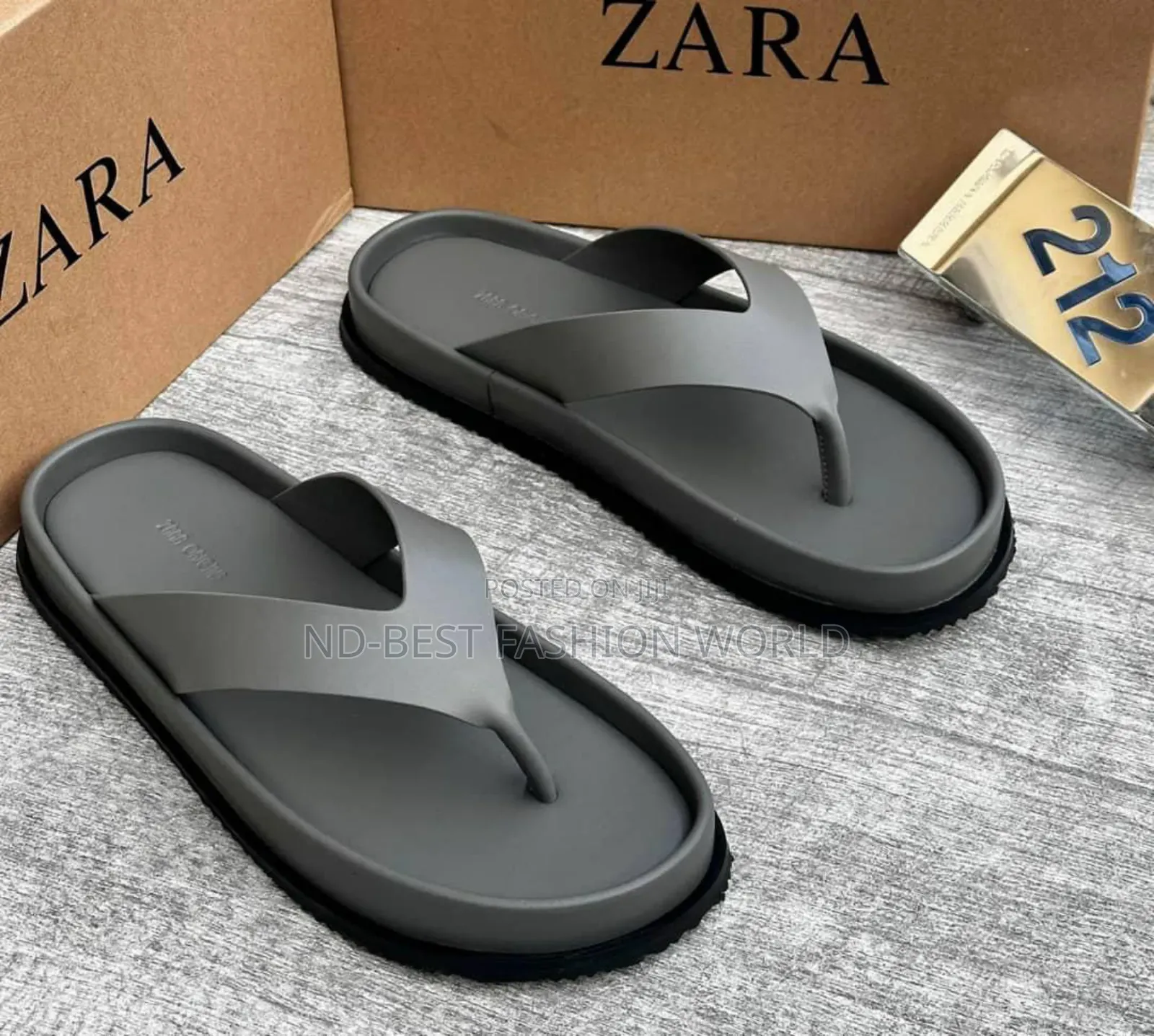 Zara Black Simple Slippers