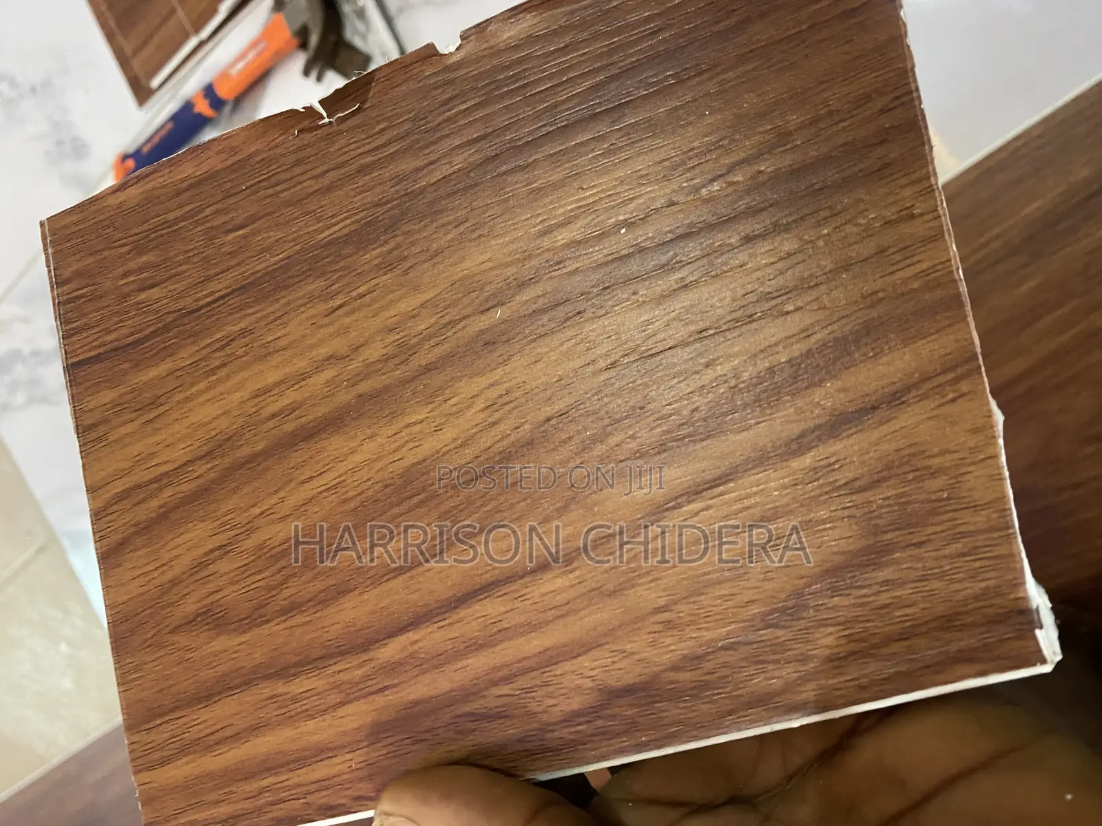 Dark Brown Wood Floor SPC Layer