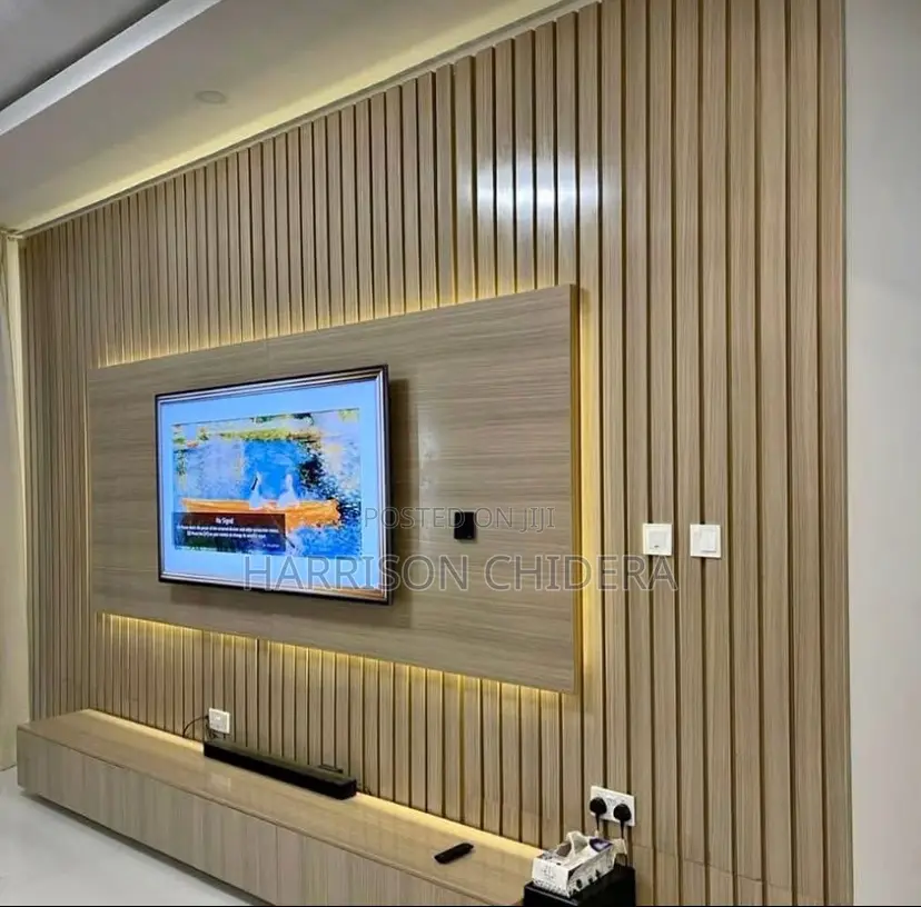 Flutted Panel Design Tv Console