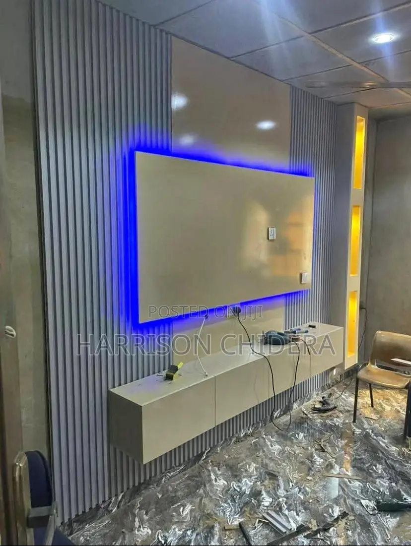 Flutted Panel Design Tv Console