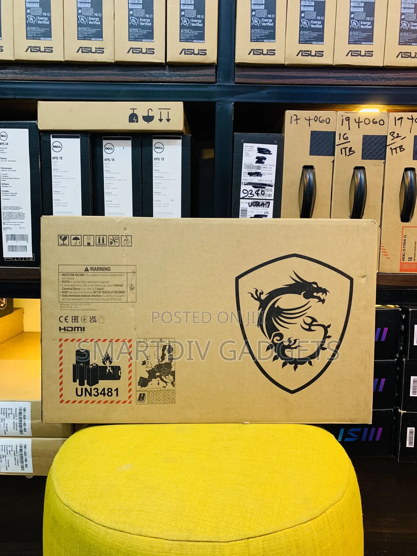 New Laptop MSI Vector 16 HX AI A2XWIG 16GB Intel Core Ultra 7 SSD 512GB