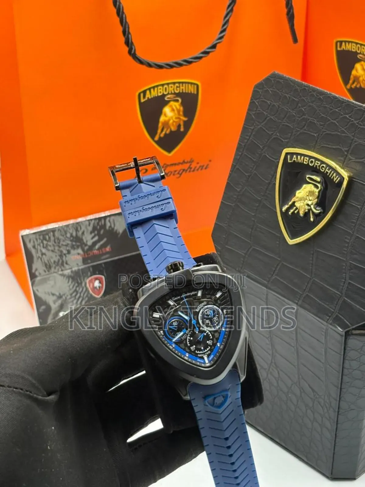 Torino Lamborghini Chronograph Rubber Wristwatch