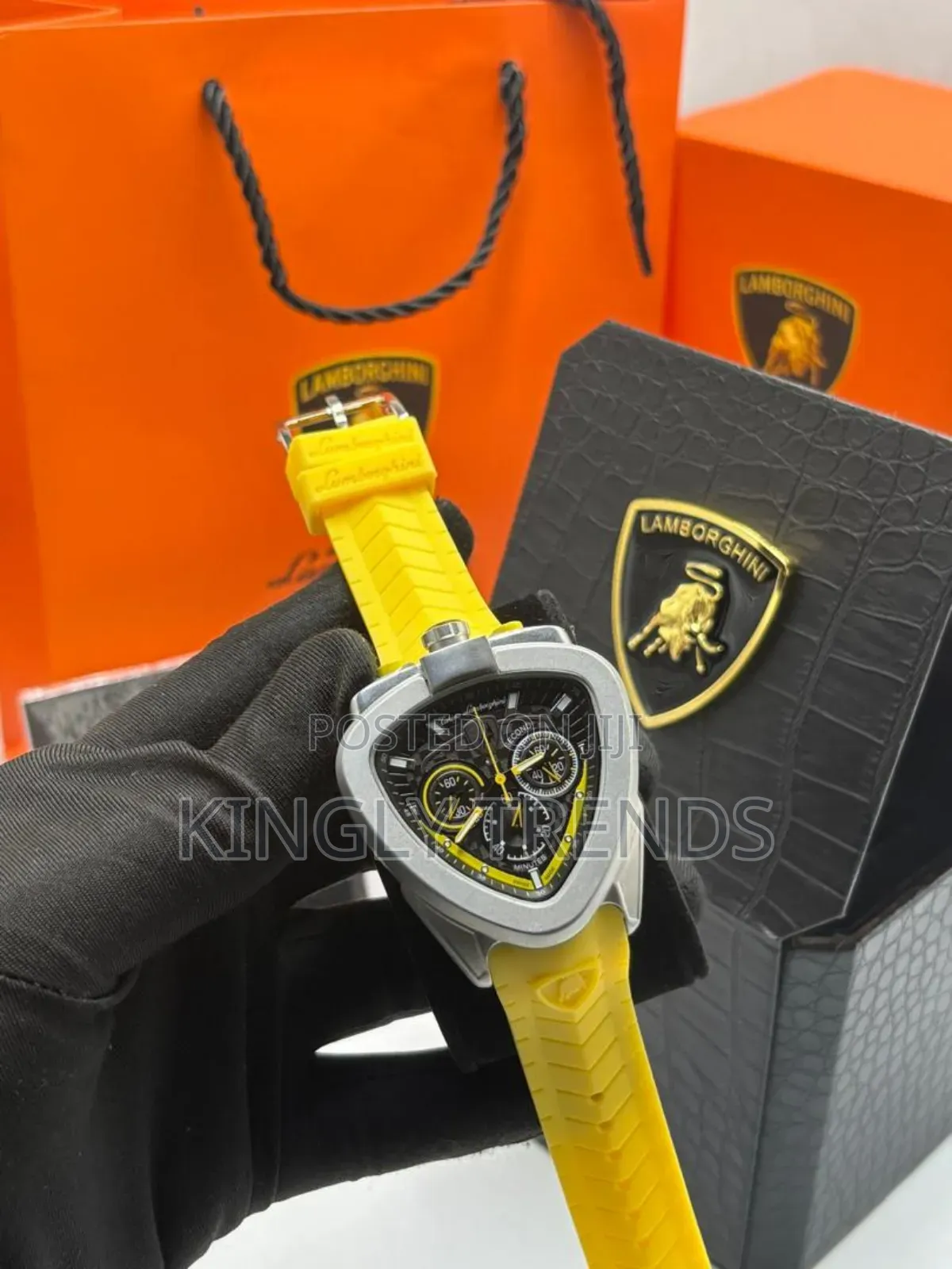 Torino Lamborghini Chronograph Rubber Wristwatch