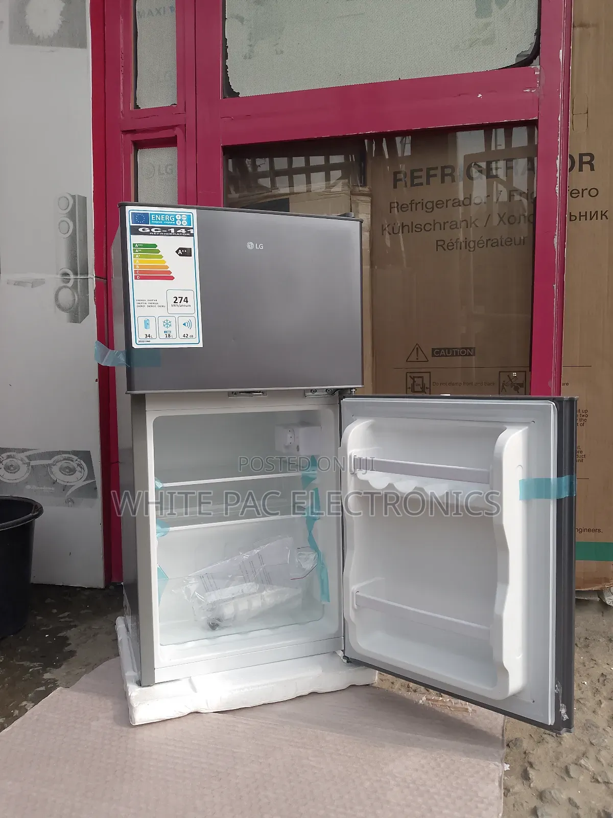 Brand New Lg Double Door 110 Litre Fridge Fast Ice Maker
