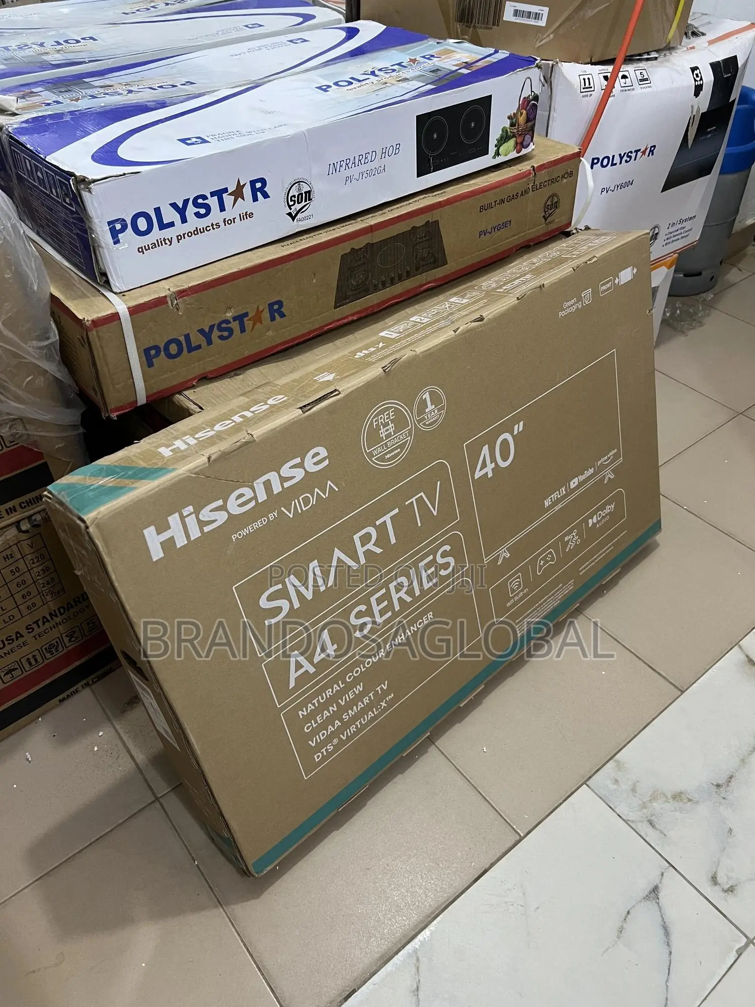 Hisense Smart Led Tv 40" - A4 Series (Long Lasting)