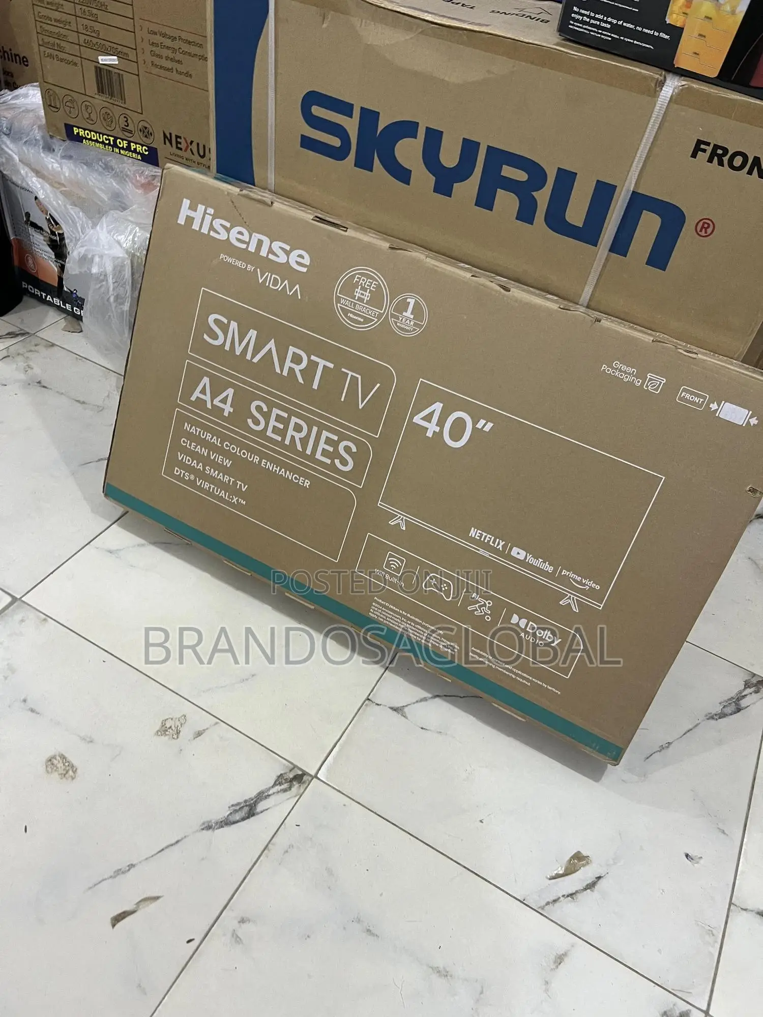 Hisense Smart Led Tv 40" - A4 Series (Long Lasting)