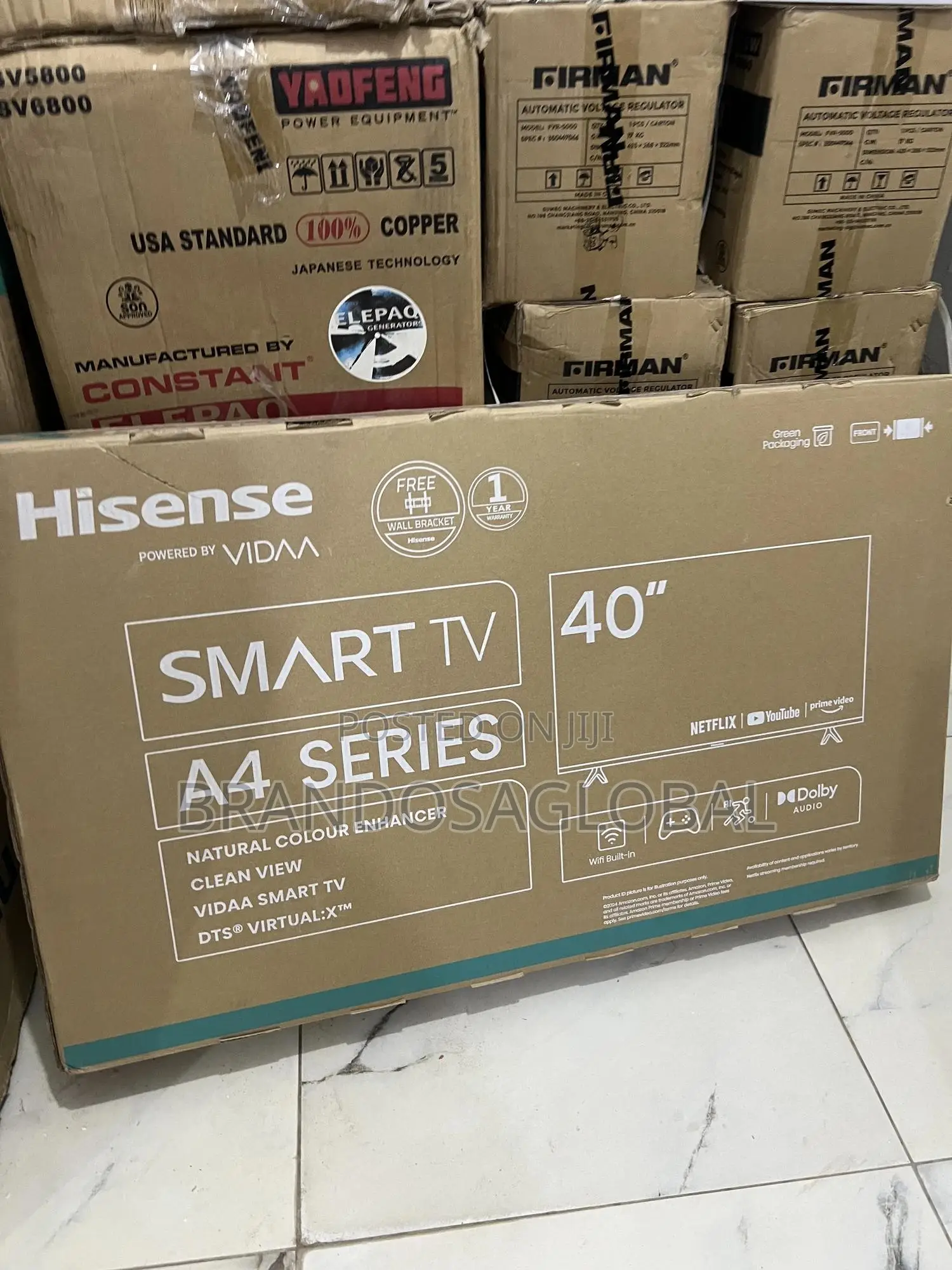 Beautiful Slim Design Hisense 40" A4 Smart Led Tv