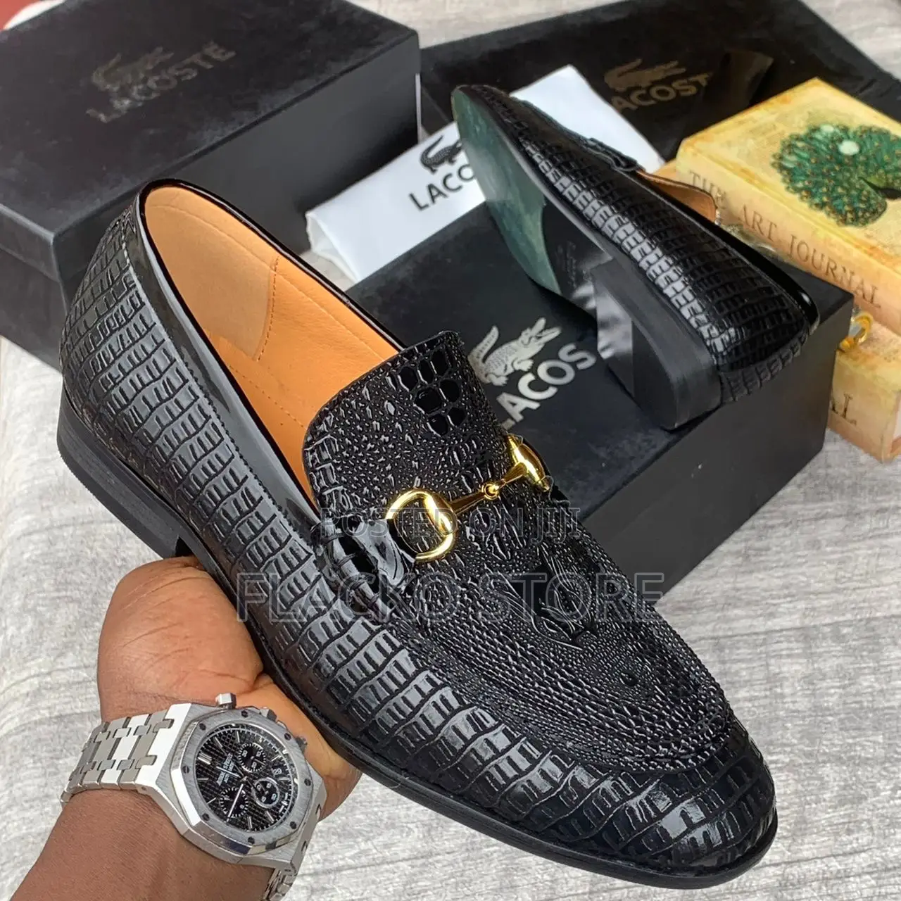 Original Lacoste Loafers Shoes