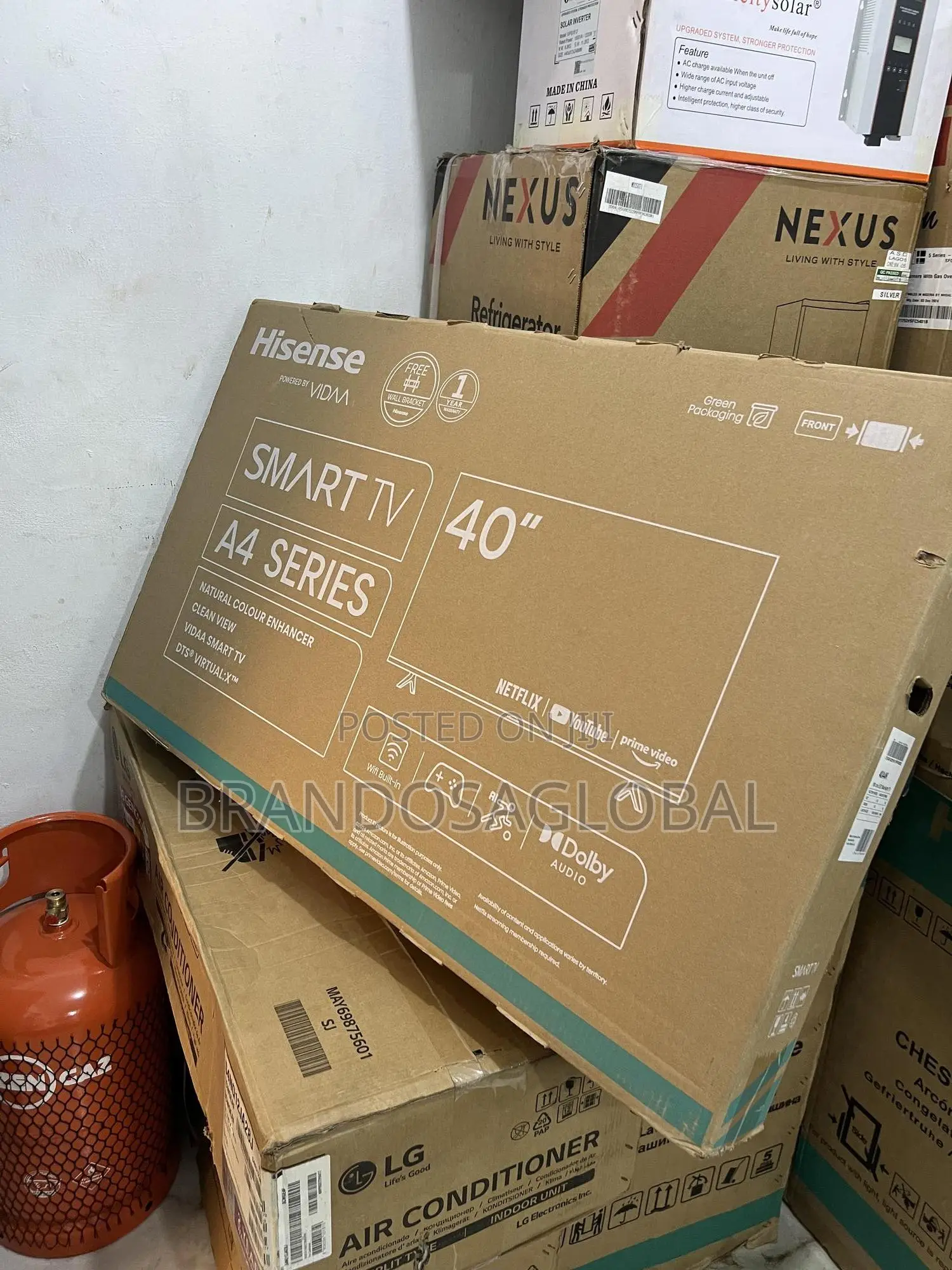 Bright and Vivid Display Hisense 40" A4 Series Led Tv
