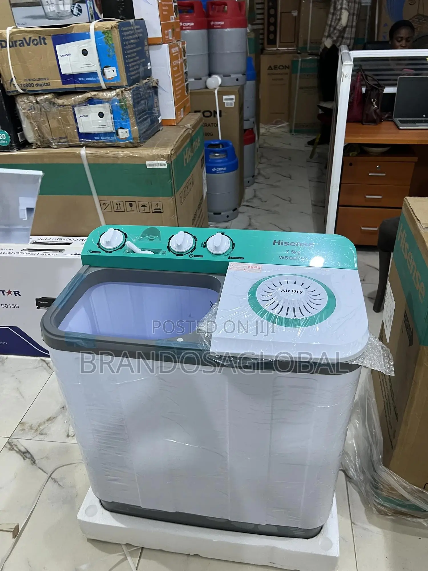 Hisense Twin Tub Washer 7.5kg Durable and Efficient Wsqb753