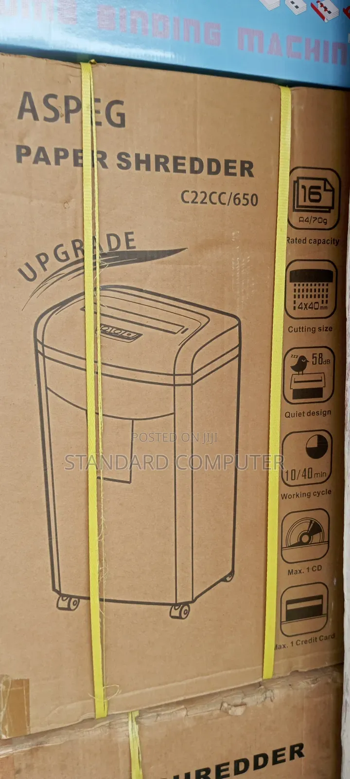 Aspeg Paper Shredder C22cc/650