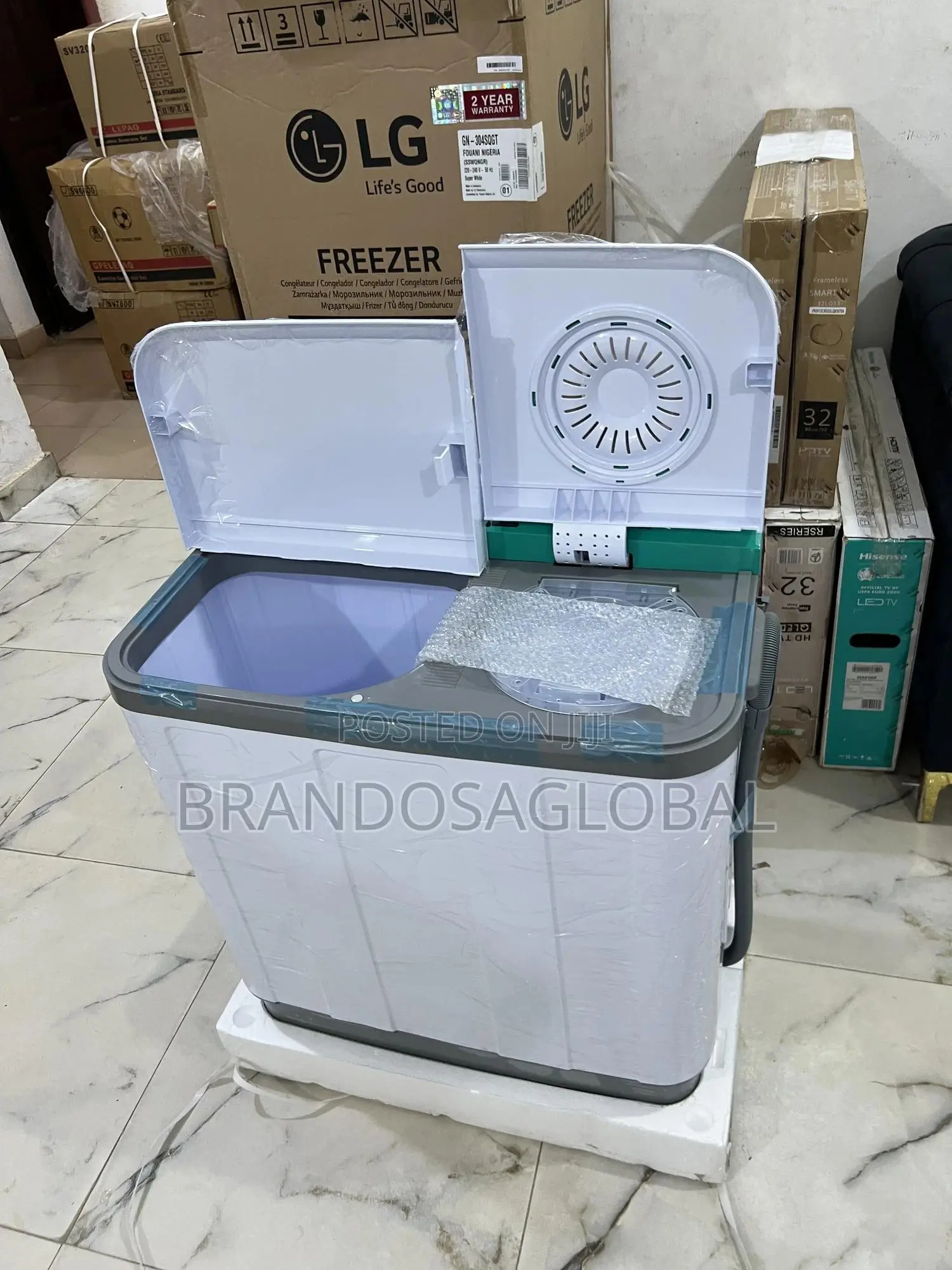 Hisense Twin Tub Washer – Manual 7.5kg Capacity