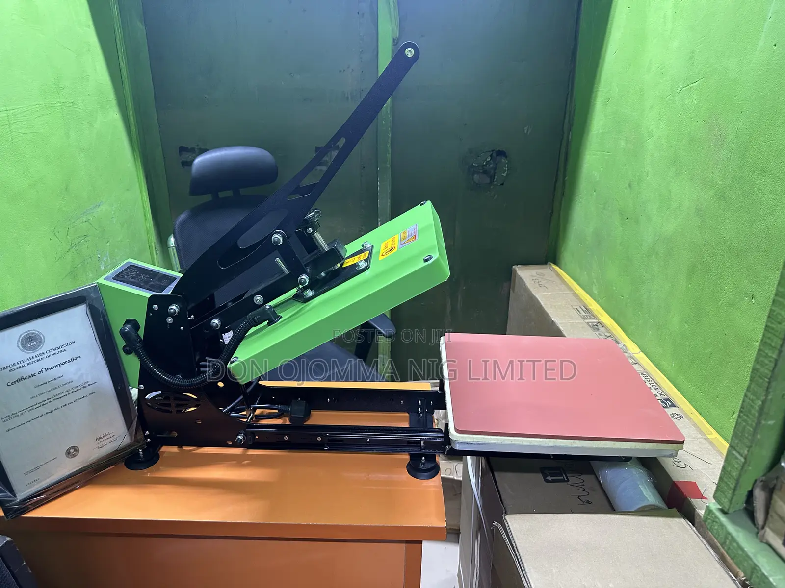 38*38 Heat Press Transfer Machine With Slider Draw With Touch Screen