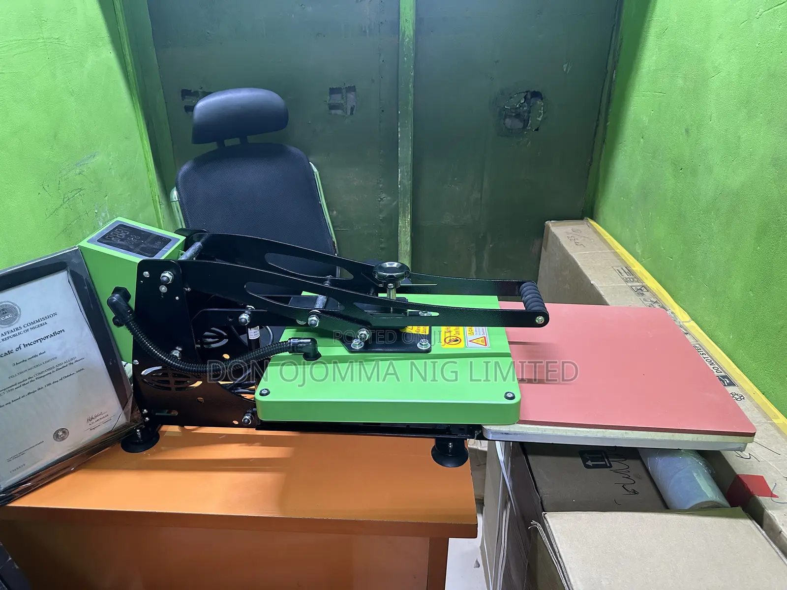 38*38 Heat Press Transfer Machine With Slider Draw With Touch Screen