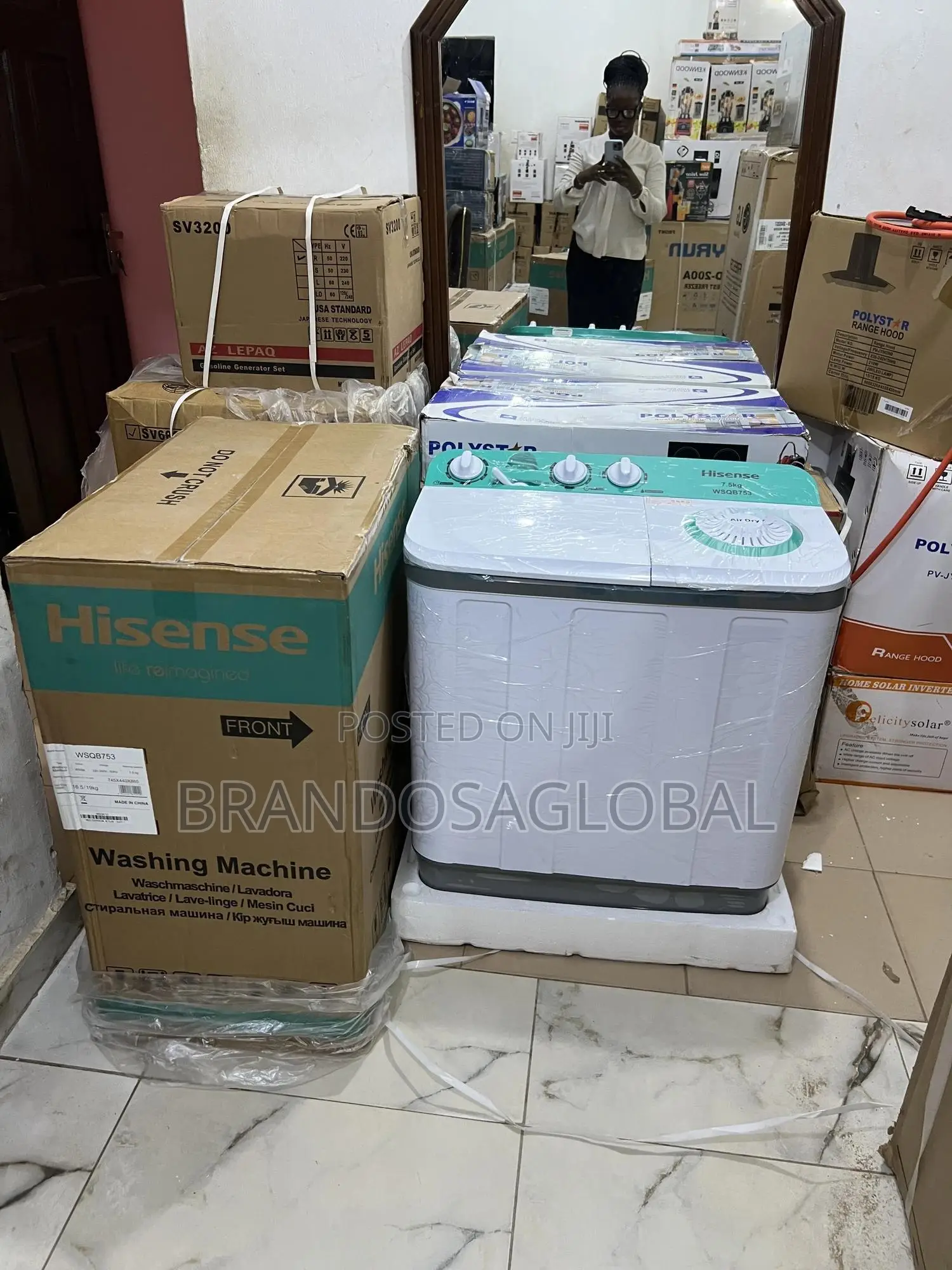 Hisense Twin Tub Washer – Manual 7.5kg, Low Power