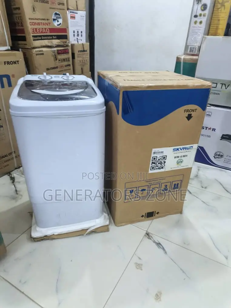 Skyrun 6kg Washer – Ideal for Small Spaces Single Tub Design
