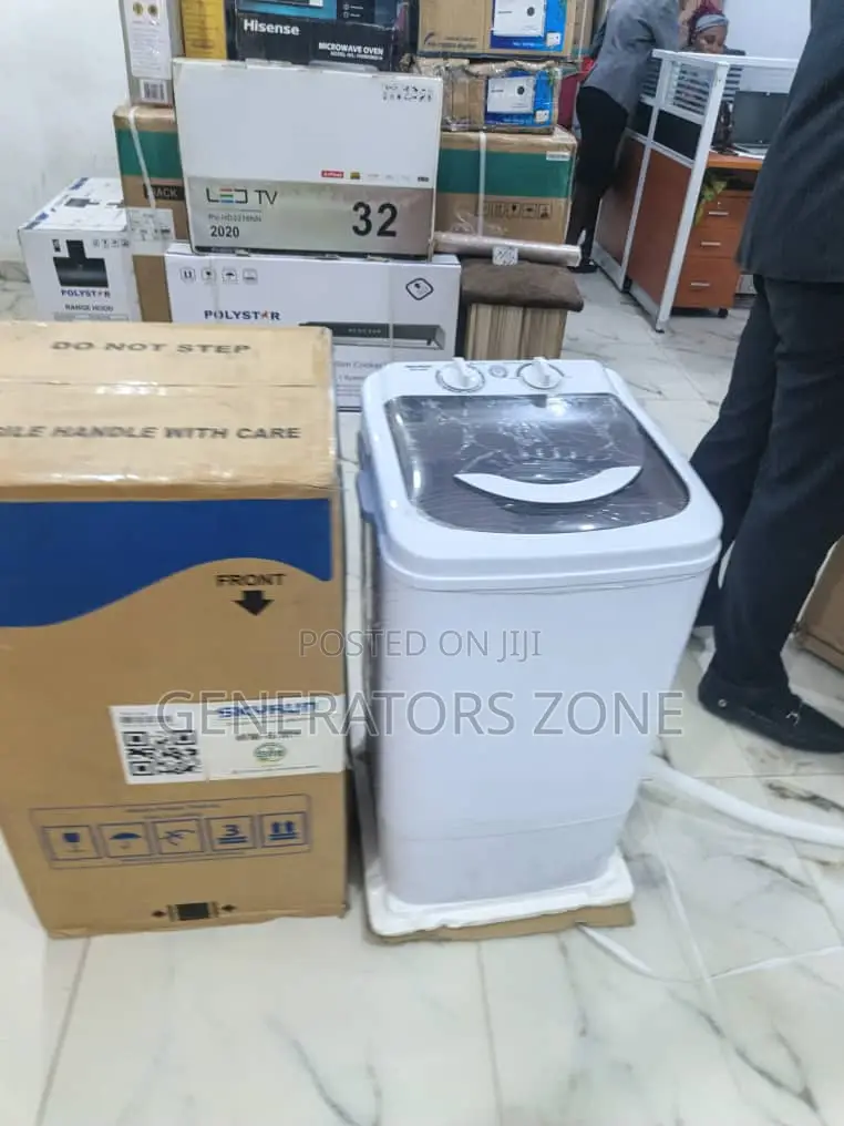 Skyrun Washing Machine – 6kg Single Tub, Quiet and Effective