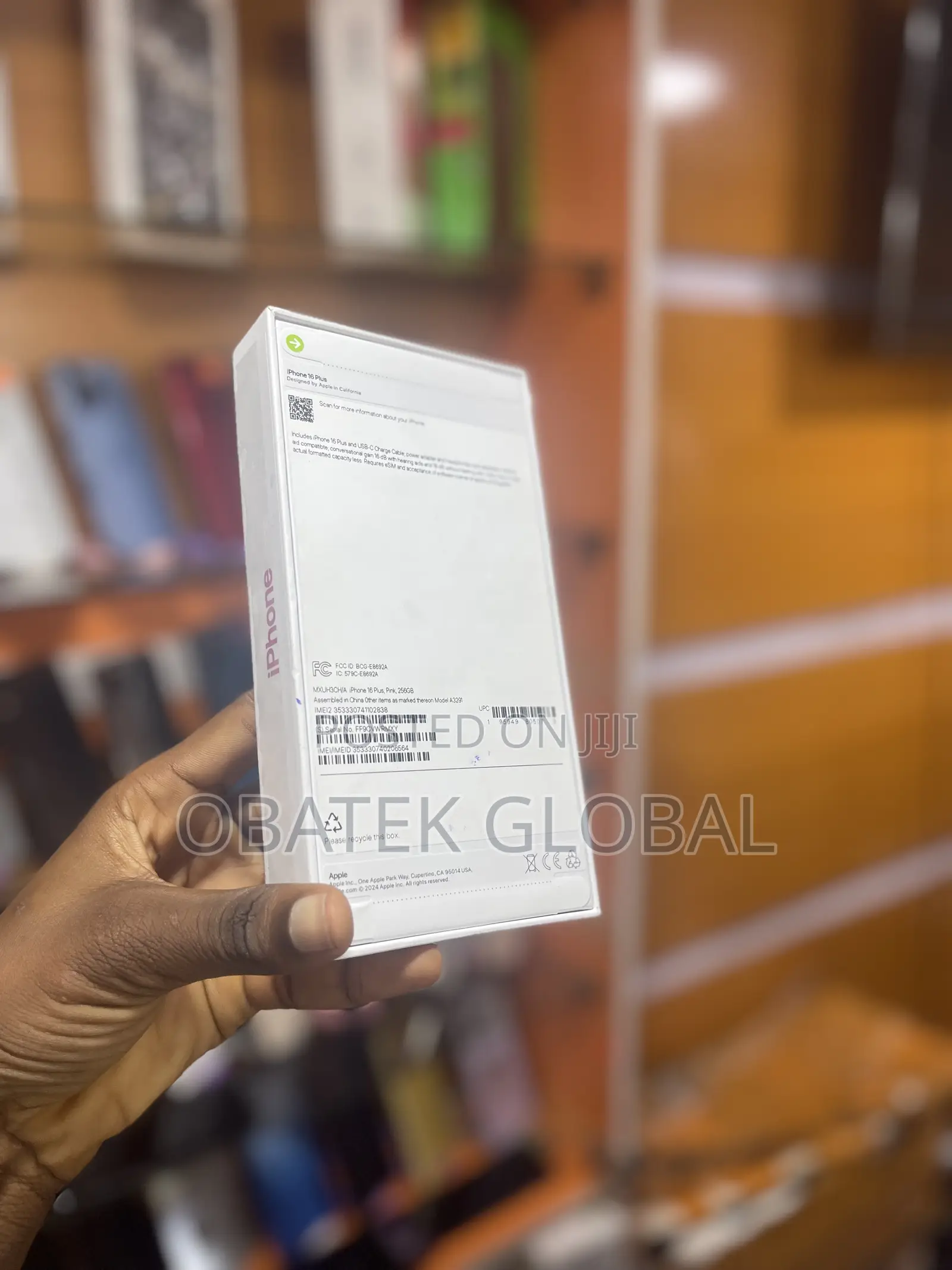 New Apple iPhone 16 Plus 256 GB Pink