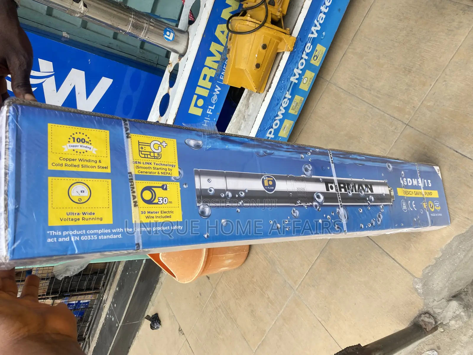 1hp Fireman Submersible Water Pump