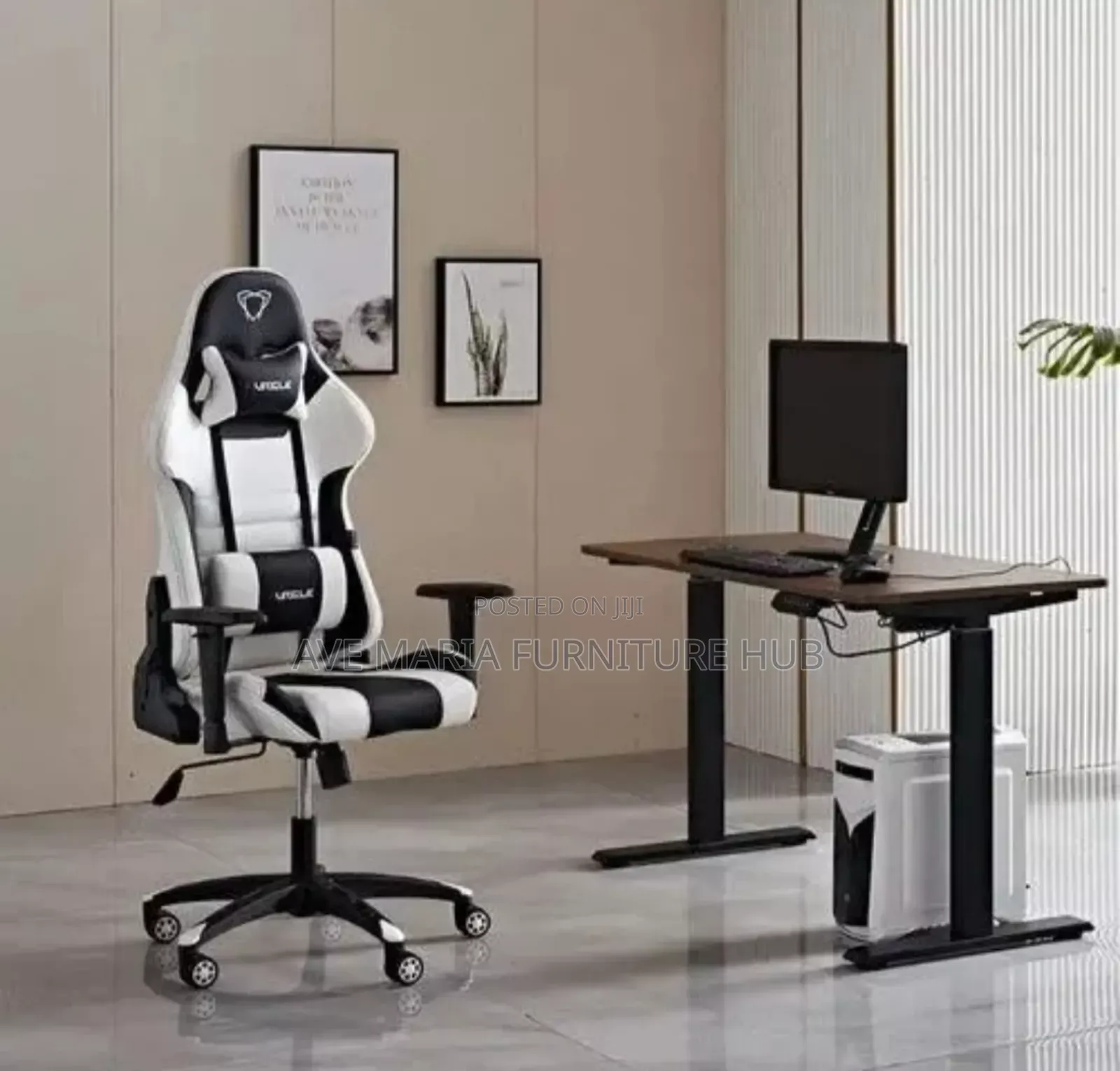 Home/Studio Gaming Desk and Chair [Electric Adjustable Height]
