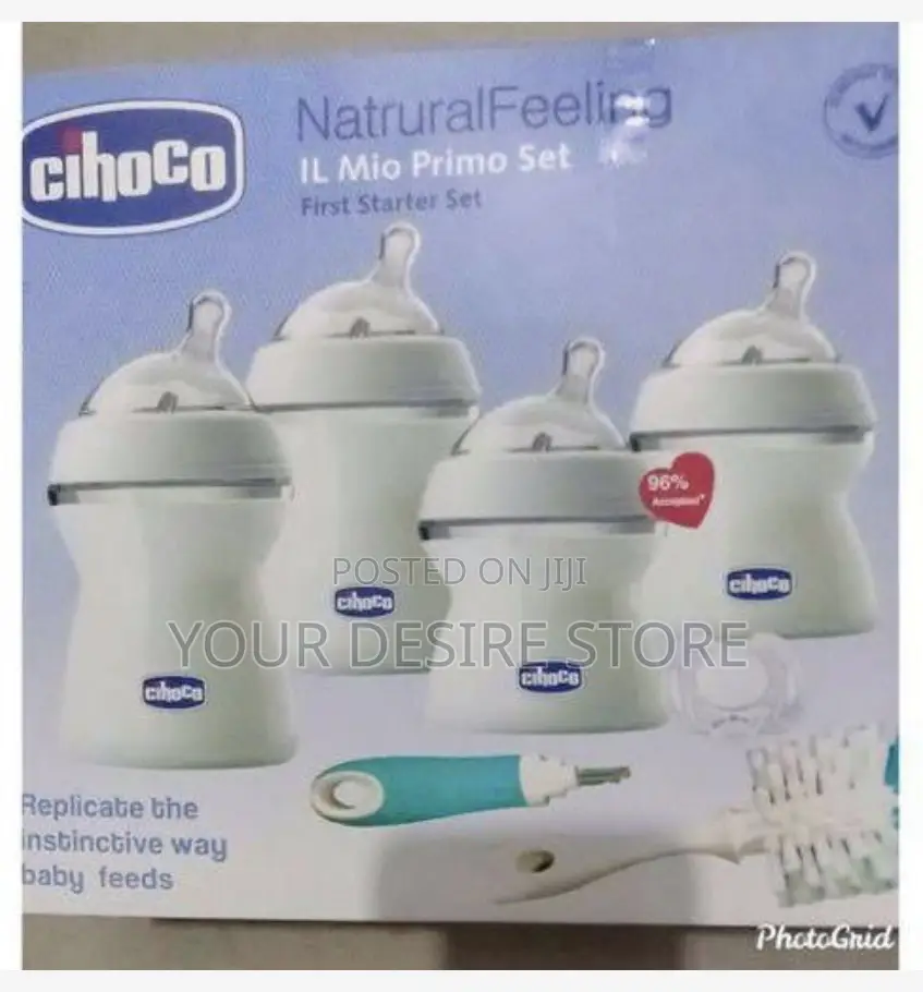Complete Natural Feeding Bottle Set for Newborn (Cihoco)